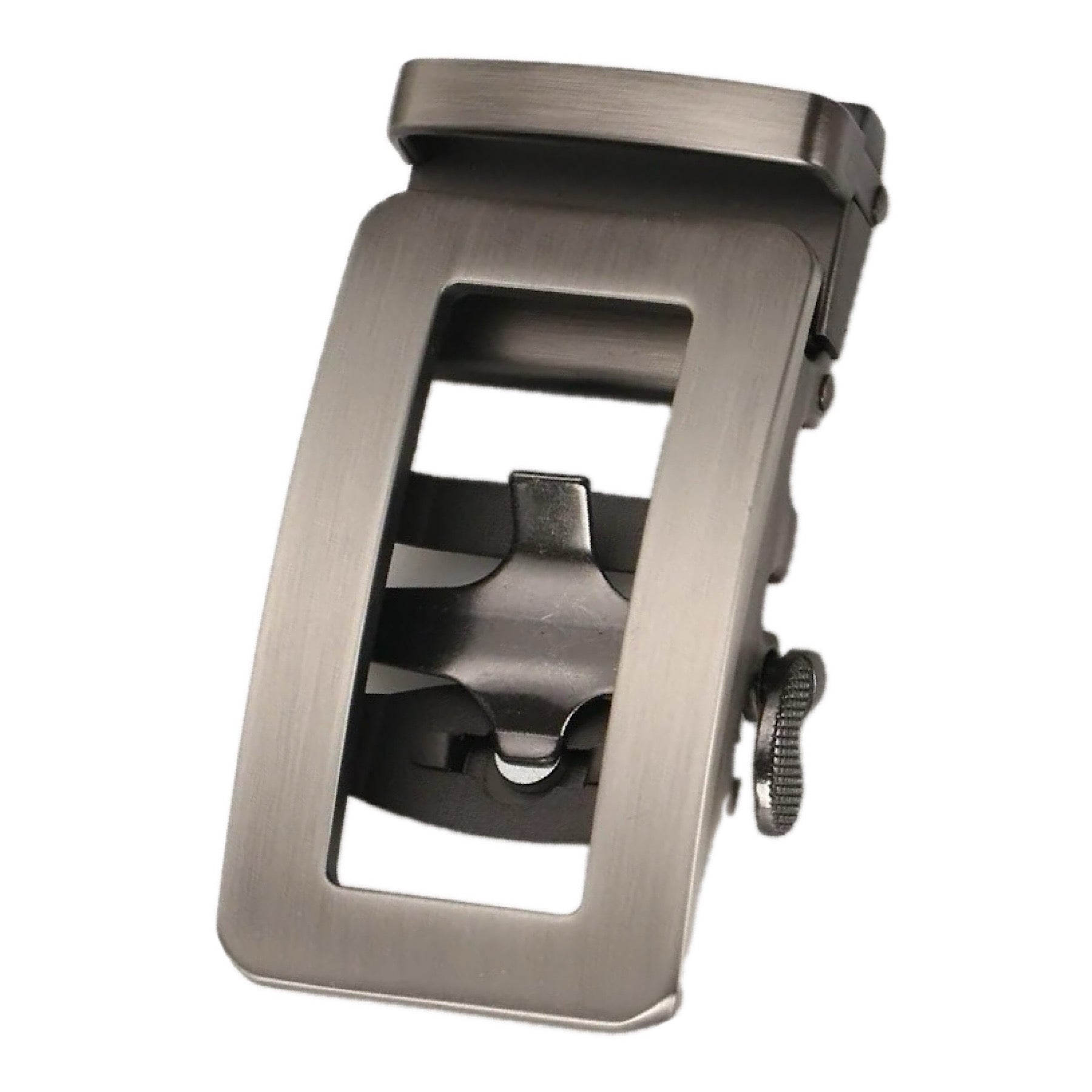 QHA Mens Automatic Sliding Belt Buckle Replacement for Ratchet Leather Belt A110