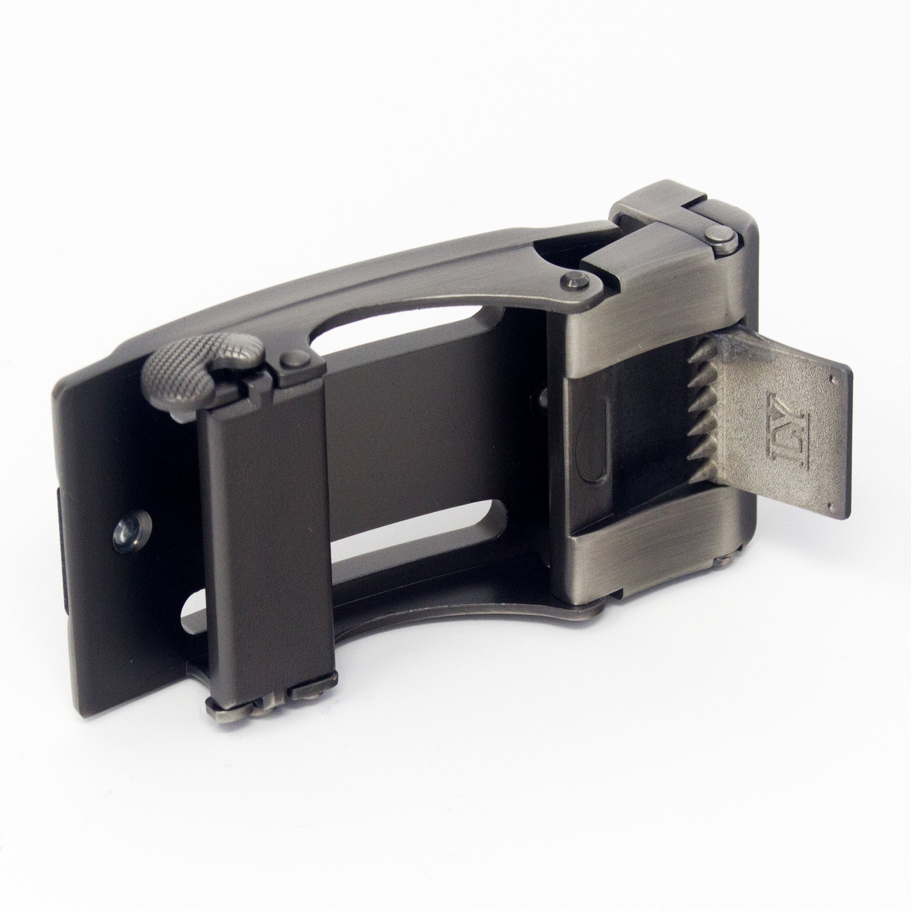 QHA Mens Automatic Sliding Belt Buckle Replacement for Ratchet Leather Belt A111