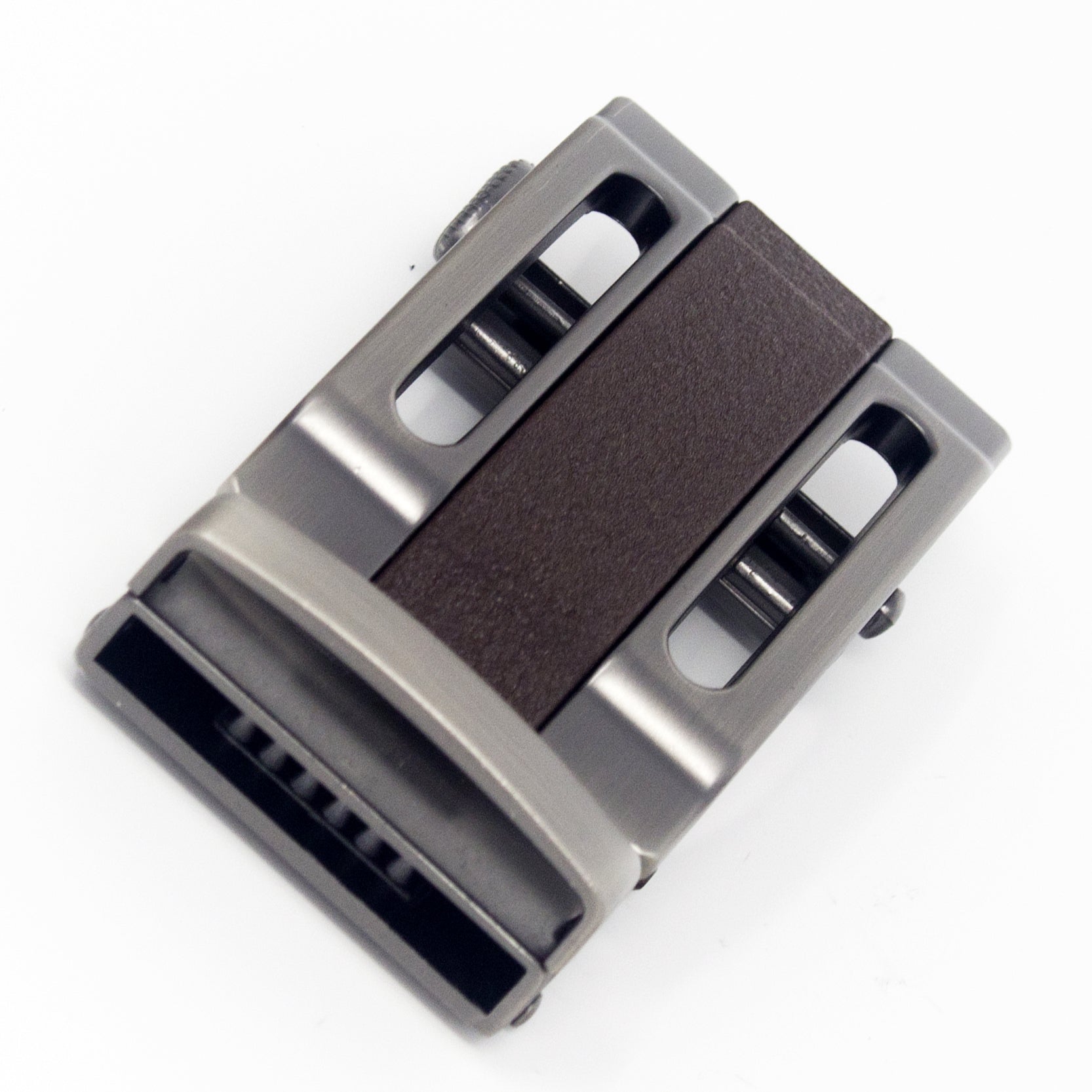 QHA Mens Automatic Sliding Belt Buckle Replacement for Ratchet Leather Belt A112