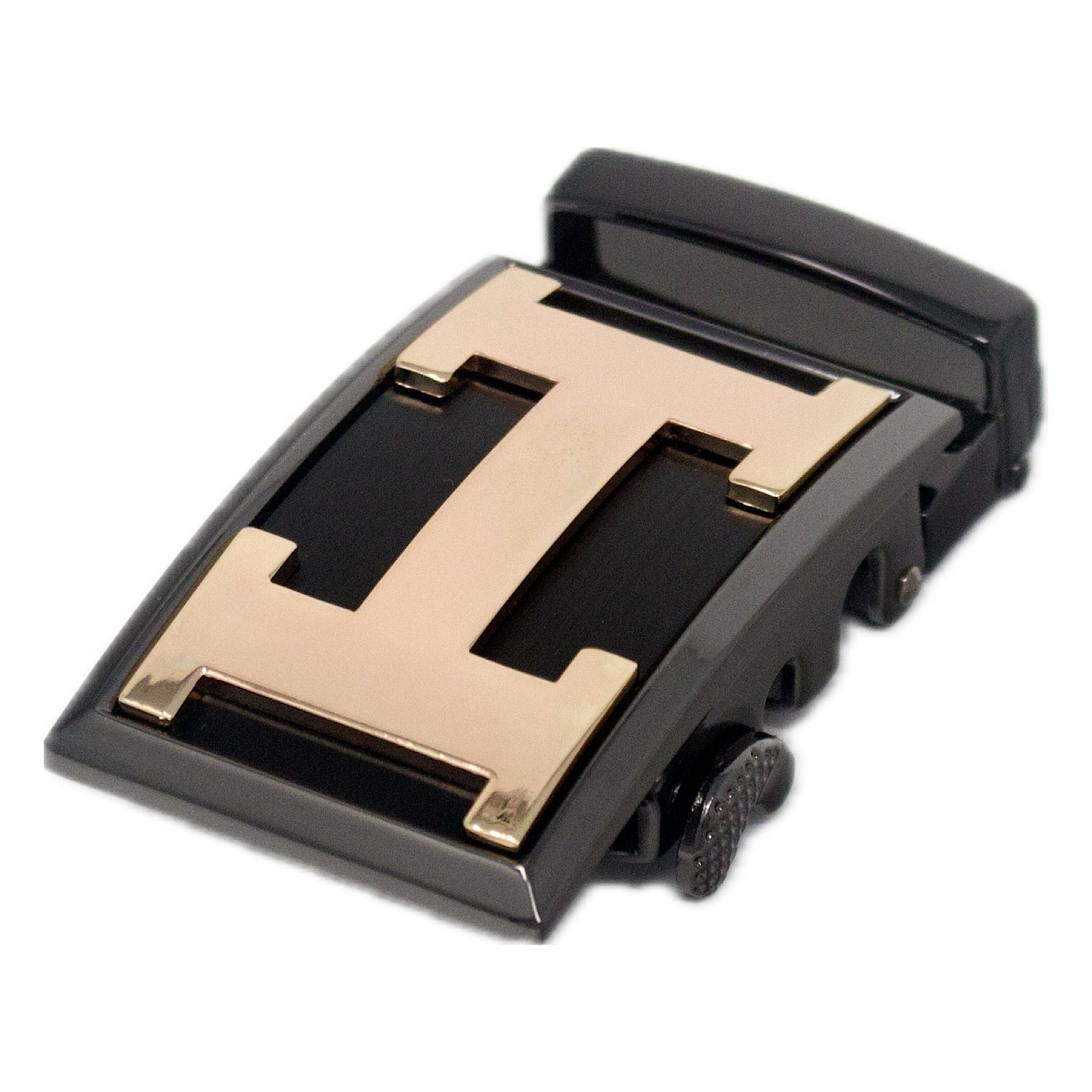 QHA Mens Automatic Sliding Belt Buckle Replacement for Ratchet Leather Belt A113