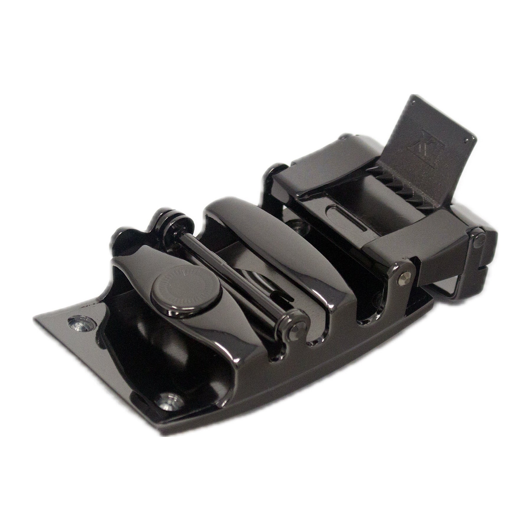 QHA Mens Automatic Sliding Belt Buckle Replacement for Ratchet Leather Belt A114