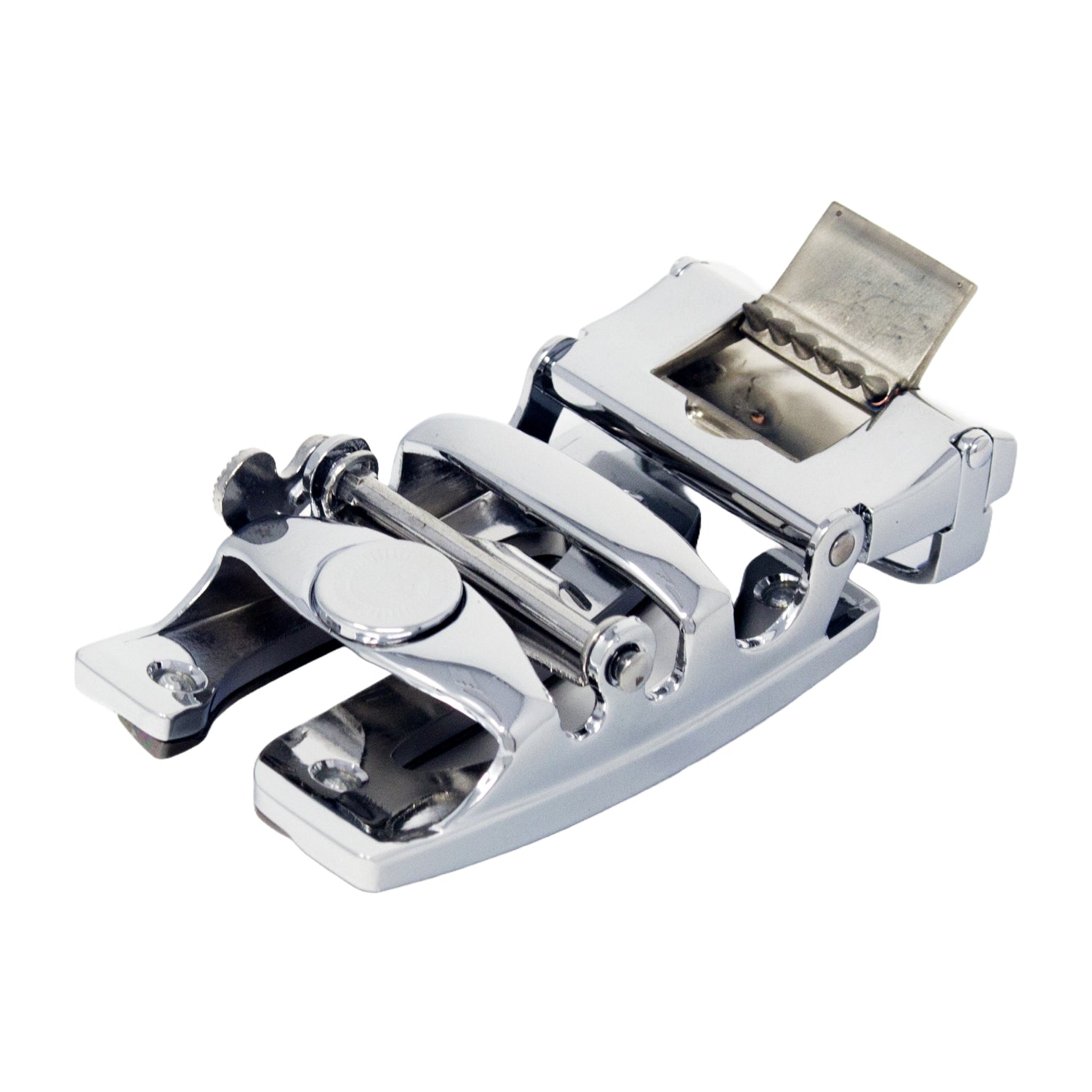 QHA Mens Automatic Sliding Belt Buckle Replacement for Ratchet Leather Belt A115