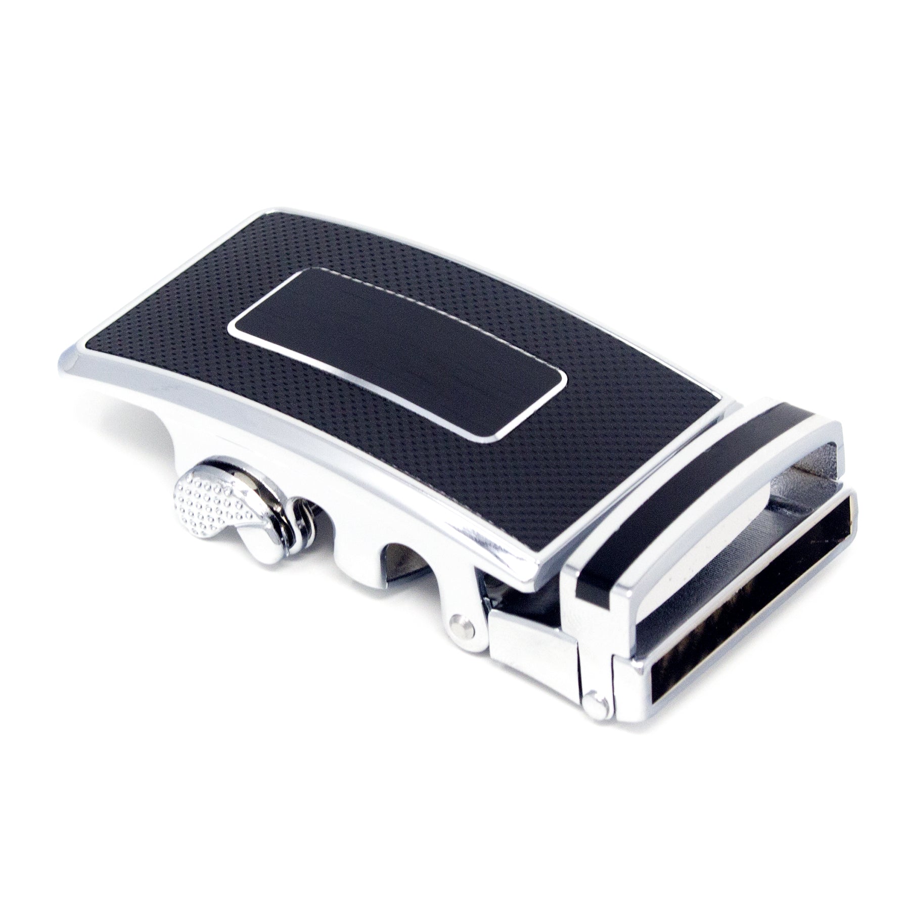 QHA Mens Automatic Sliding Belt Buckle Replacement for Ratchet Leather Belt A121