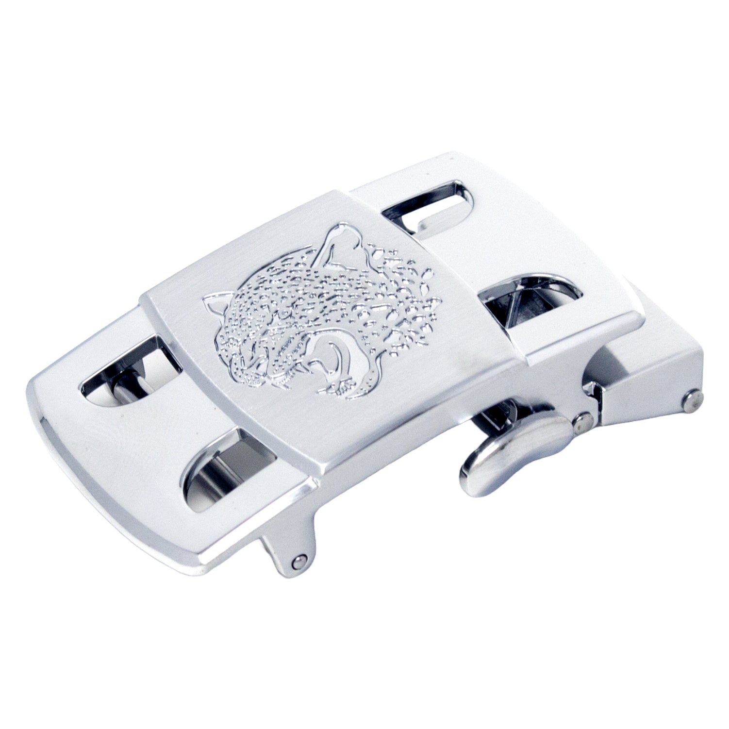 QHA Mens Automatic Sliding Belt Buckle Replacement for Ratchet Leather Belt A124