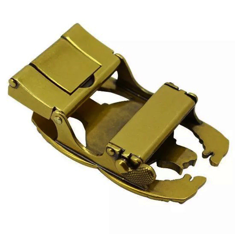 QHA Mens Automatic Sliding Belt Buckle Replacement for Ratchet Leather Belt A13