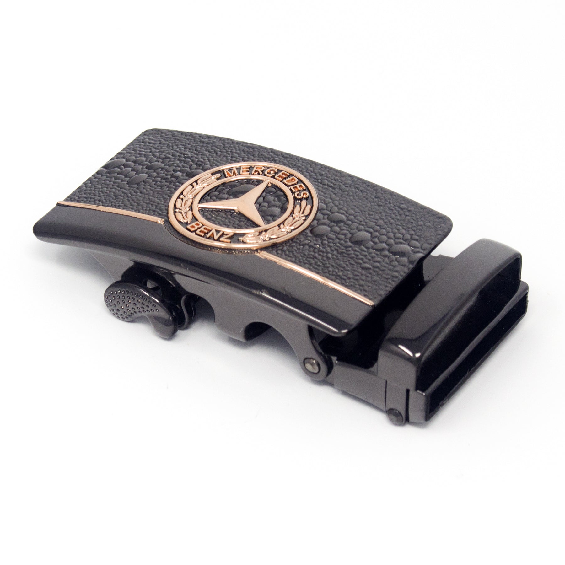 QHA Mens Automatic Sliding Belt Buckle Replacement for Ratchet Leather Belt A131
