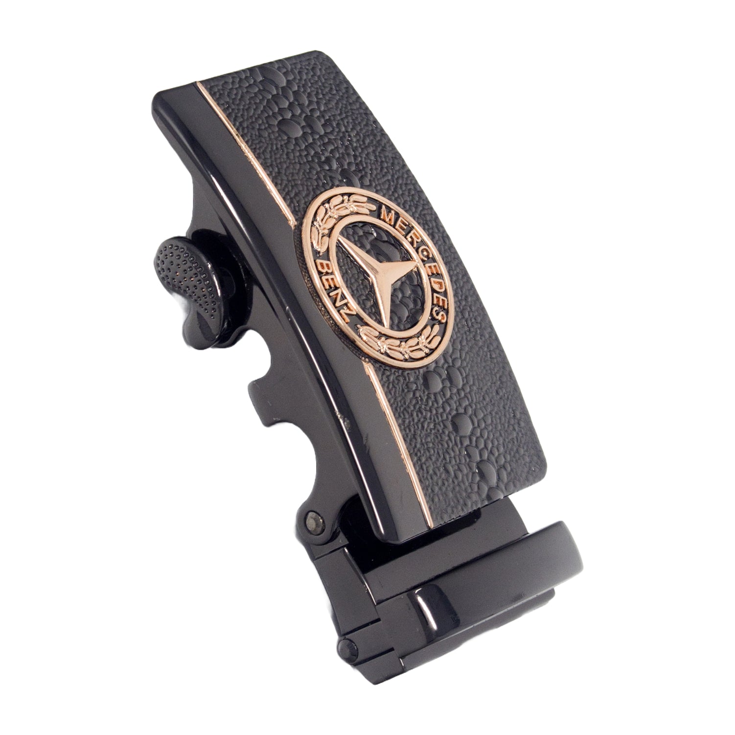 QHA Mens Automatic Sliding Belt Buckle Replacement for Ratchet Leather Belt A131