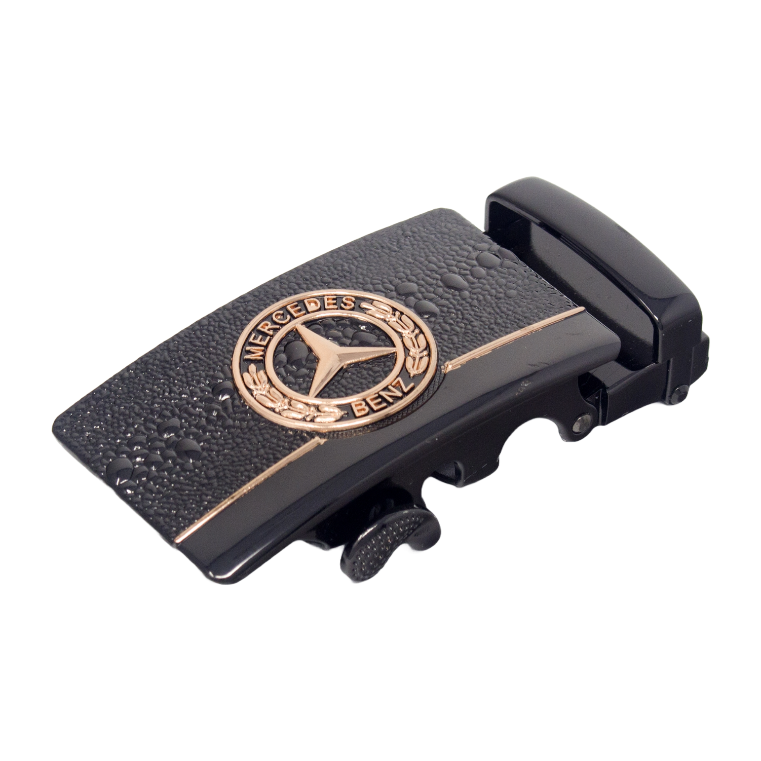 QHA Mens Automatic Sliding Belt Buckle Replacement for Ratchet Leather Belt A131