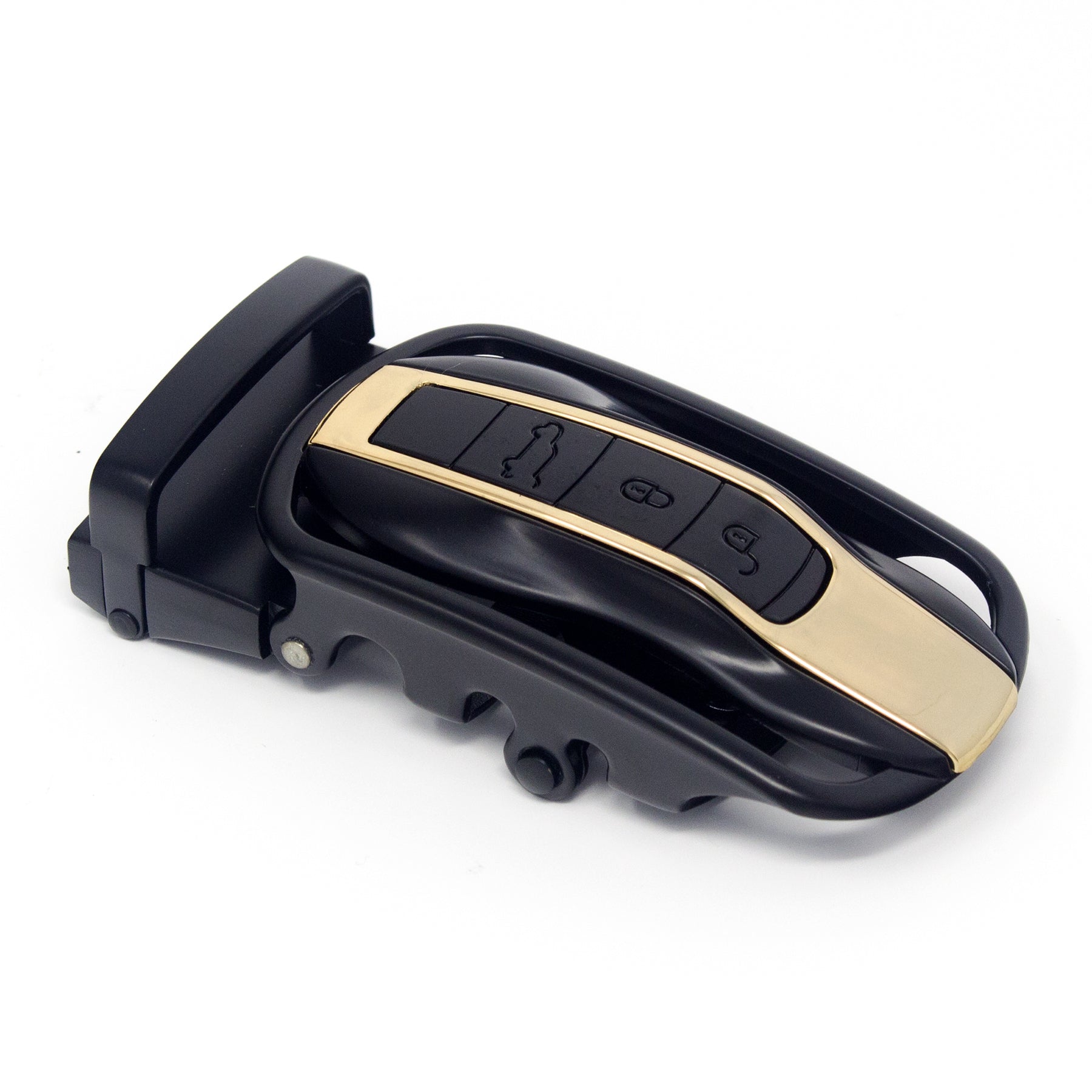 QHA Mens Automatic Sliding Belt Buckle Replacement for Ratchet Leather Belt A134