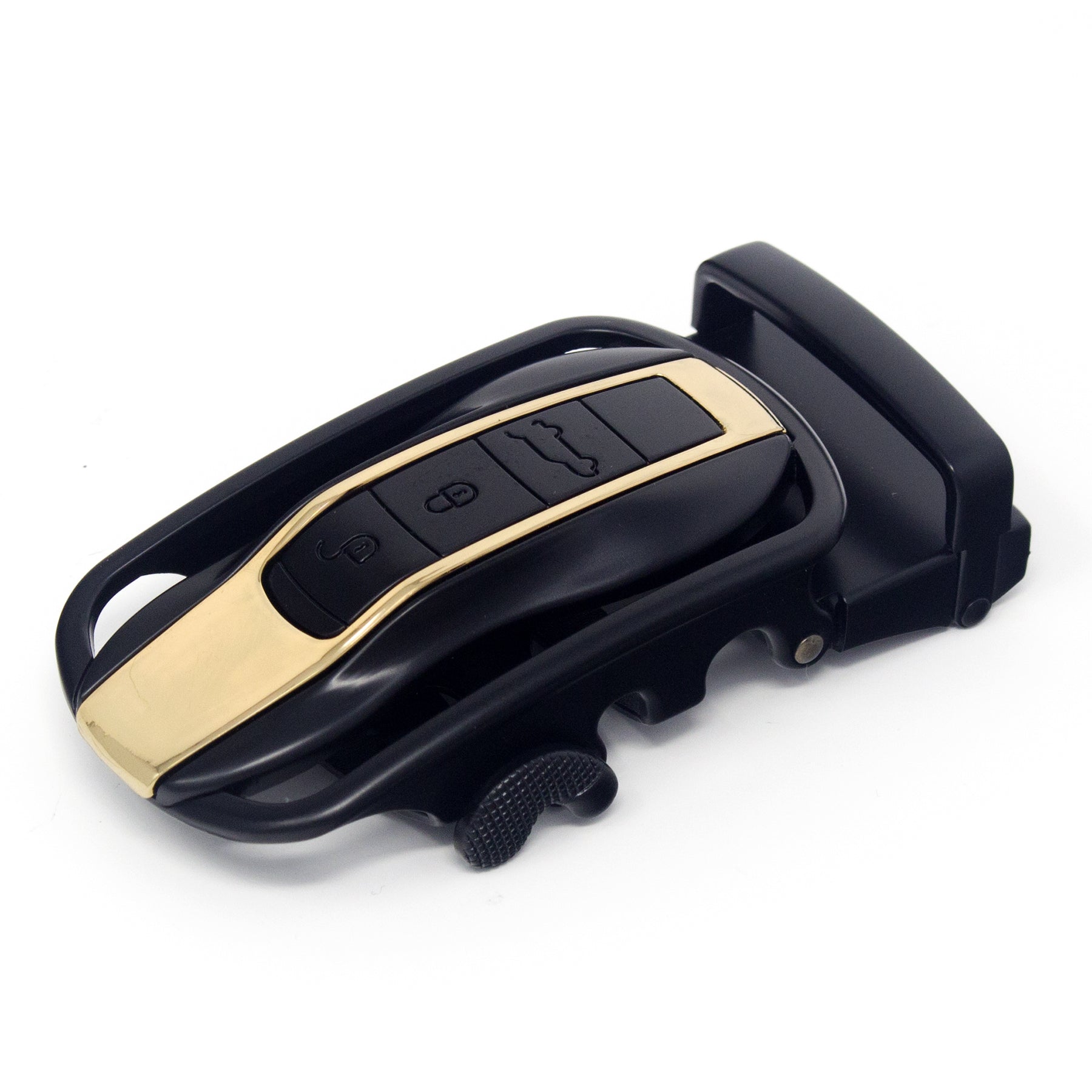 QHA Mens Automatic Sliding Belt Buckle Replacement for Ratchet Leather Belt A134