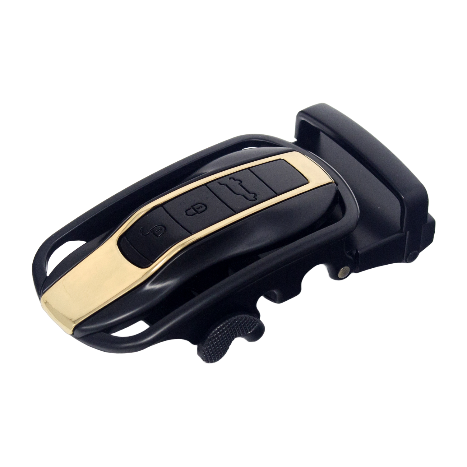 QHA Mens Automatic Sliding Belt Buckle Replacement for Ratchet Leather Belt A134