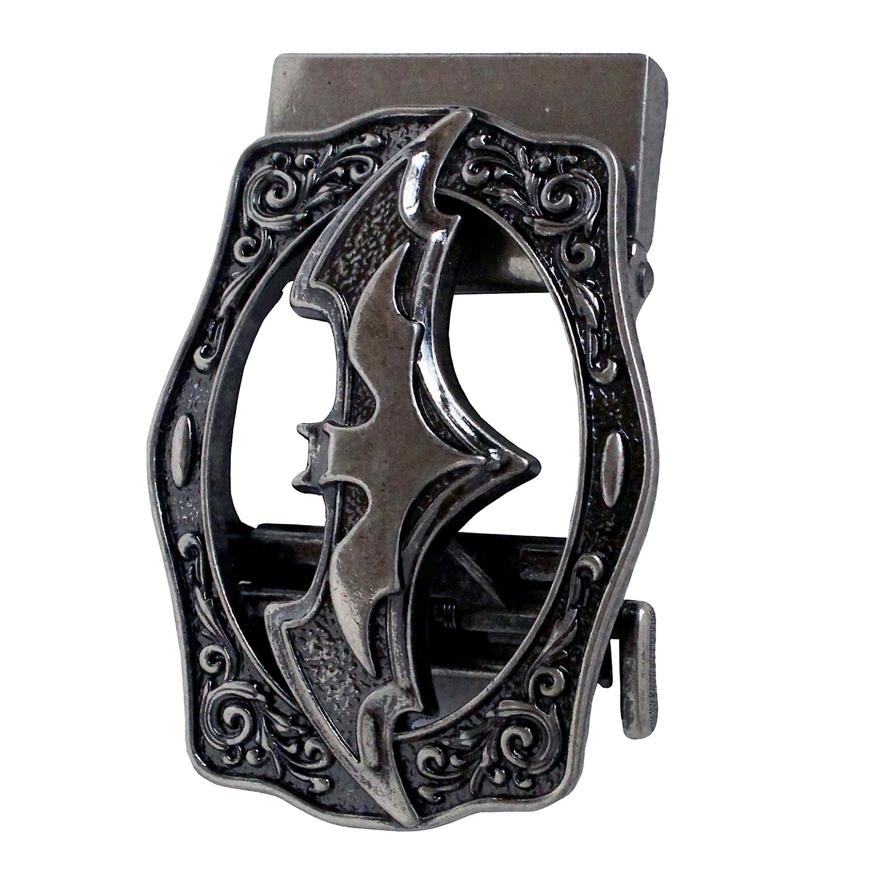 QHA Mens Automatic Sliding Belt Buckle Replacement for Ratchet Leather Belt A14