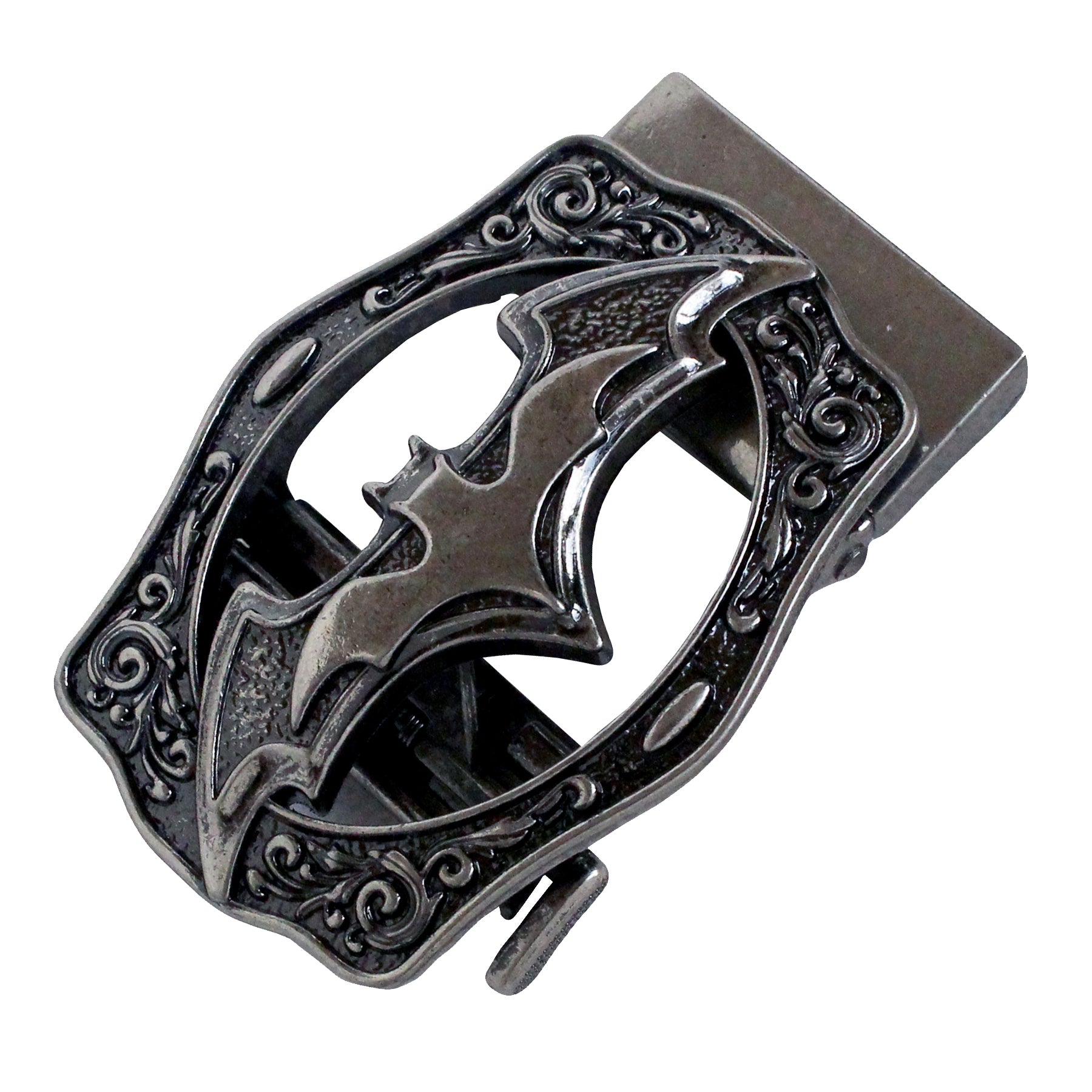 QHA Mens Automatic Sliding Belt Buckle Replacement for Ratchet Leather Belt A14