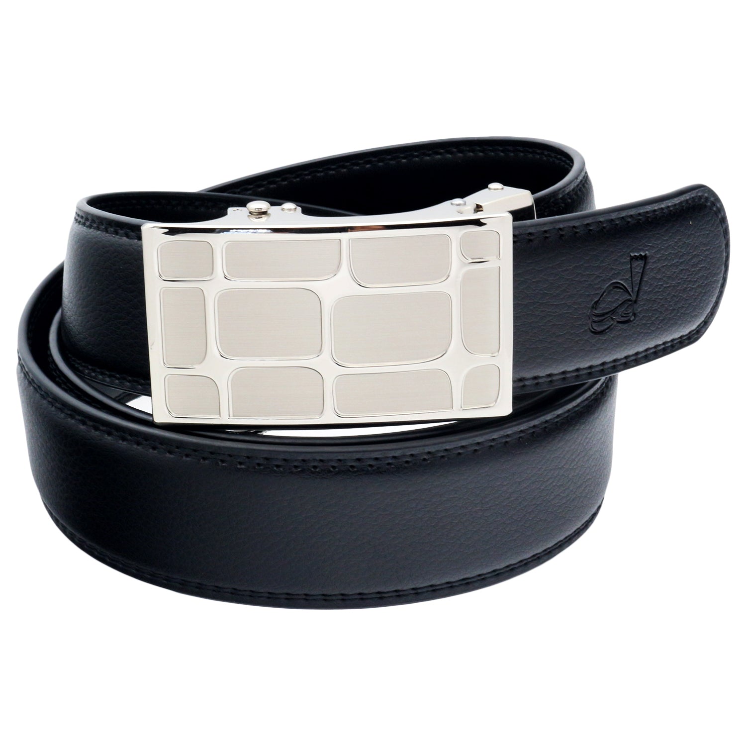 Mens Automatic Sliding Belt Buckle Replacement for Ratchet Leather Belts A142