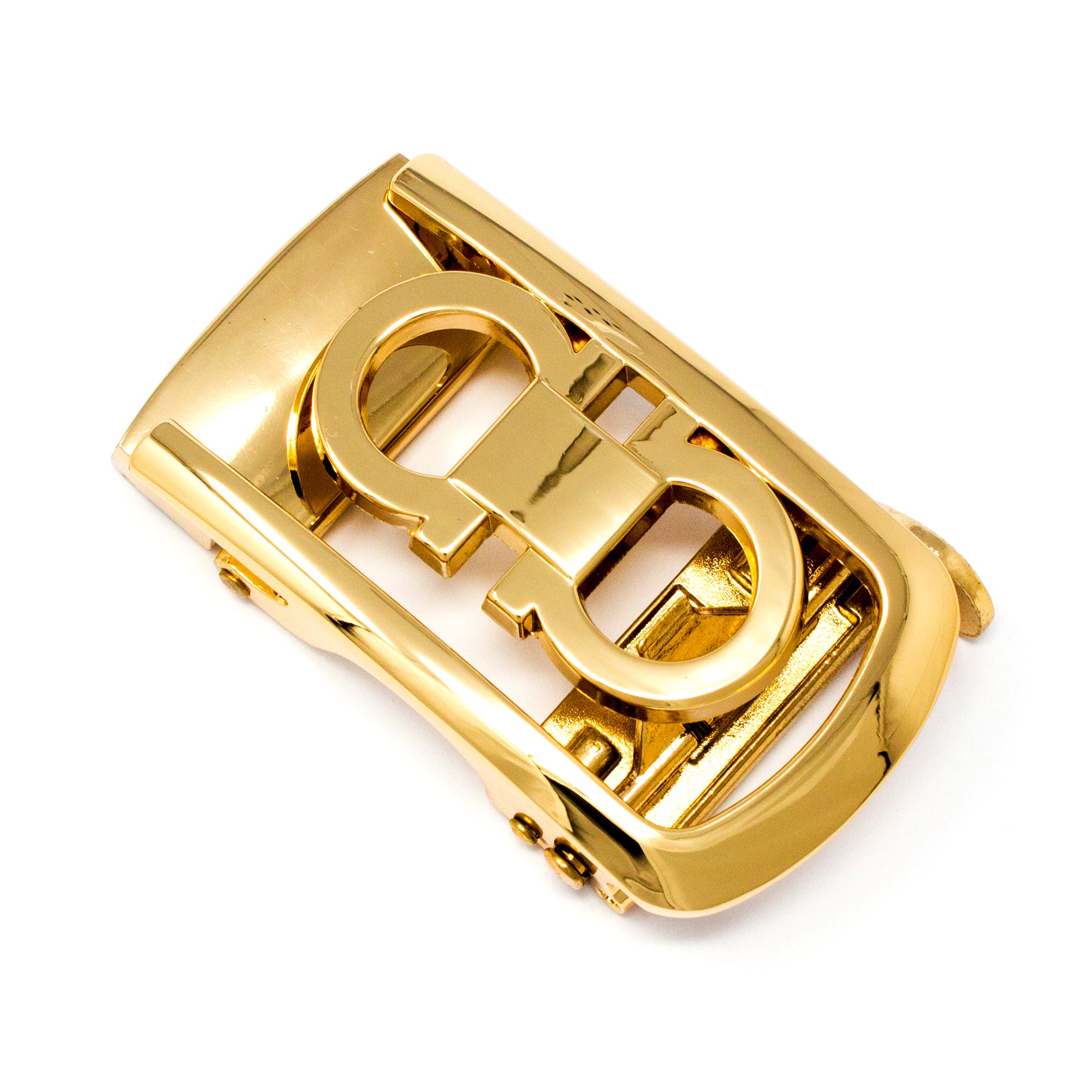 QHA Mens Automatic Sliding Belt Buckle Replacement for Ratchet Leather Belt A22