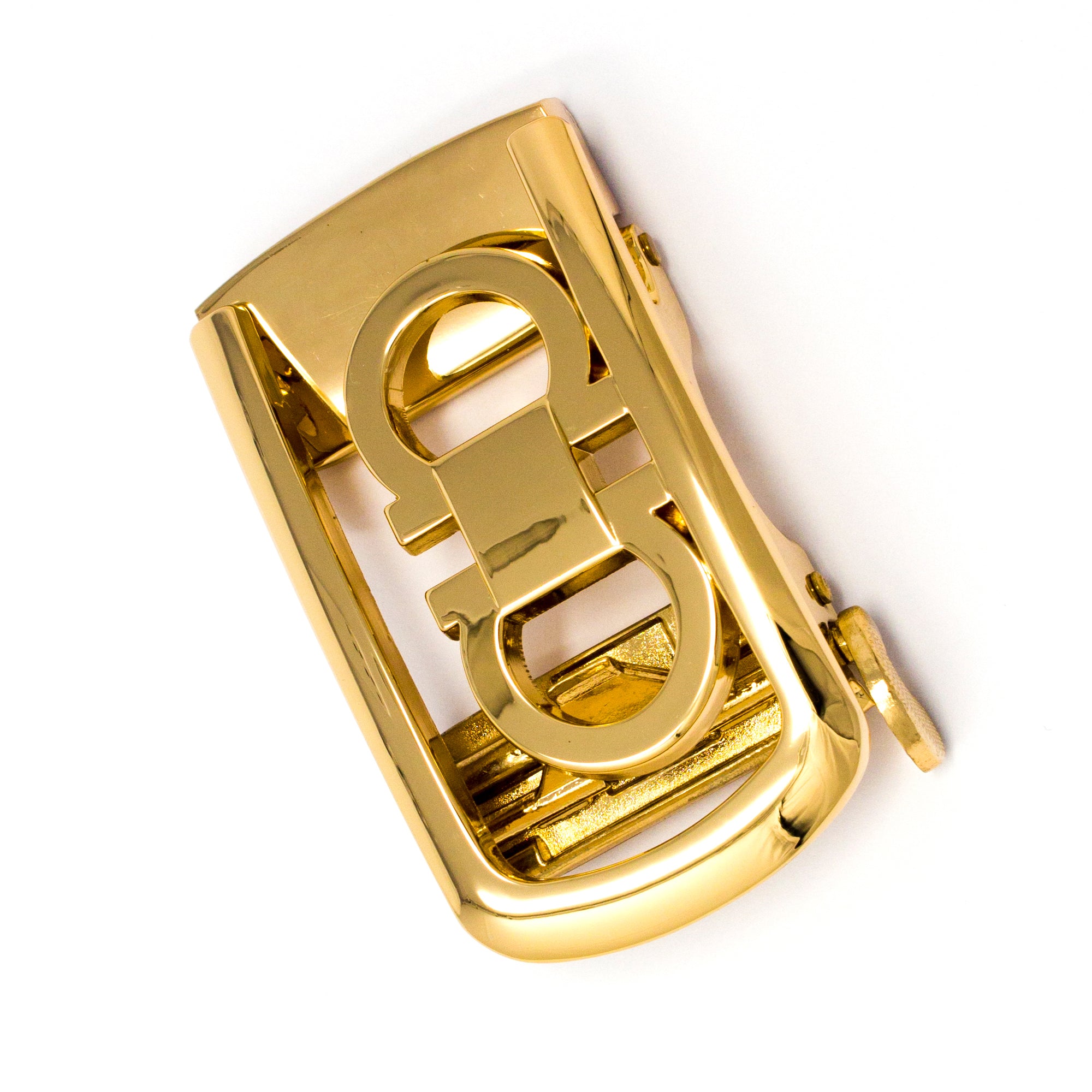 QHA Mens Automatic Sliding Belt Buckle Replacement for Ratchet Leather Belt A22