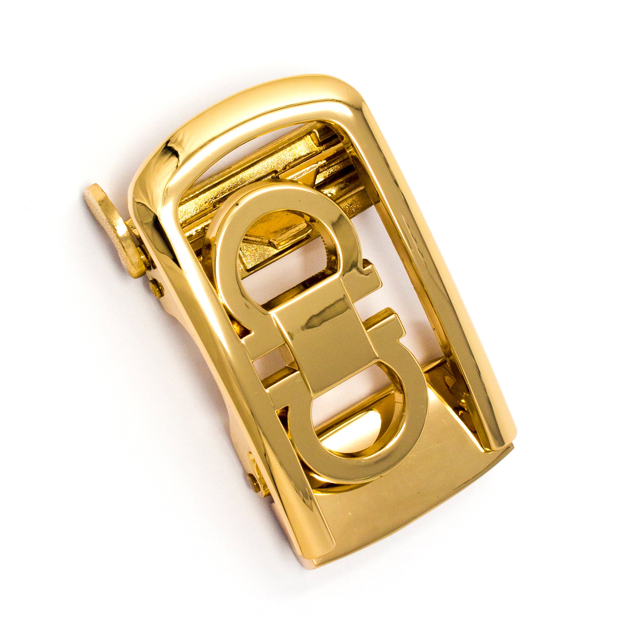 QHA Mens Automatic Sliding Belt Buckle Replacement for Ratchet Leather Belt A22