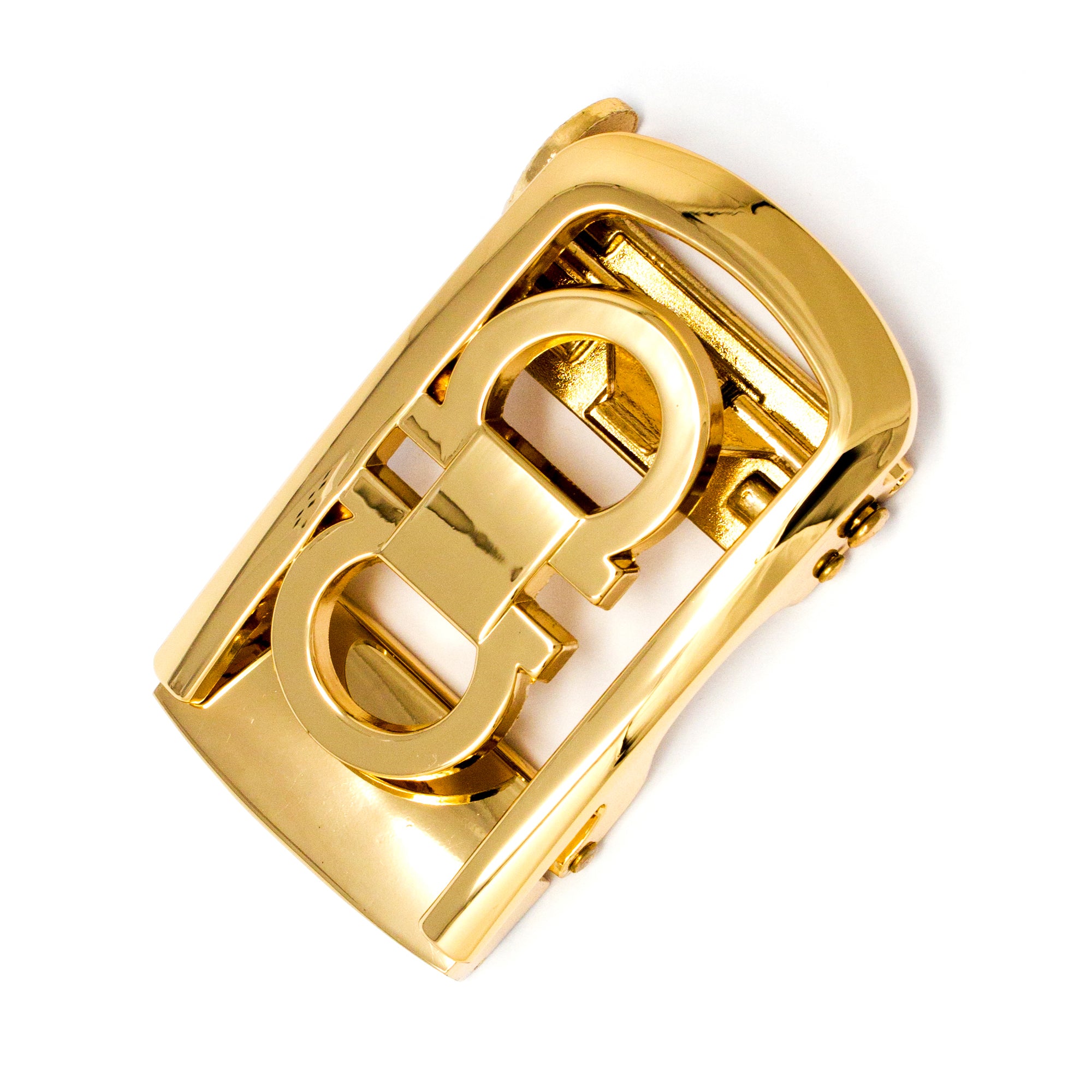 QHA Mens Automatic Sliding Belt Buckle Replacement for Ratchet Leather Belt A22