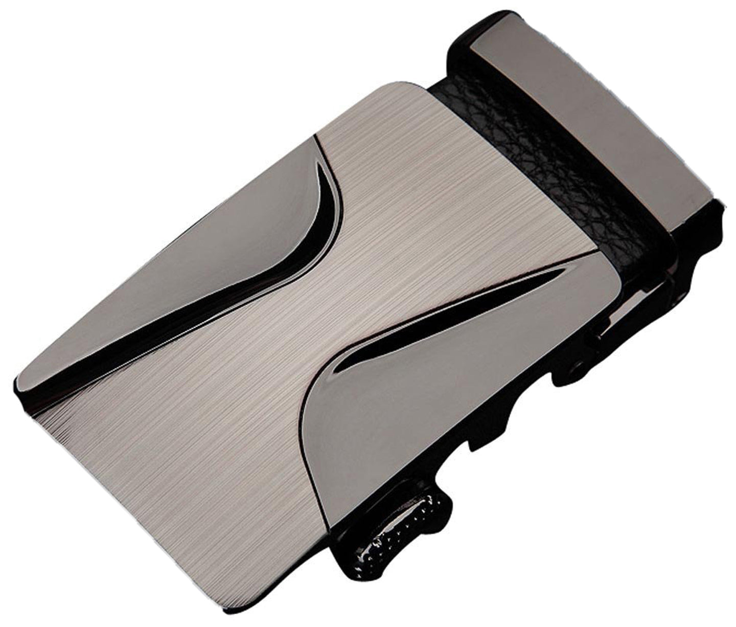 QHA Mens Automatic Sliding Belt Buckle Replacement for Ratchet Leather Belt A23