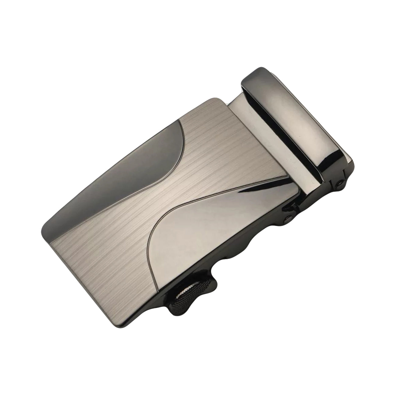 QHA Mens Automatic Sliding Belt Buckle Replacement for Ratchet Leather Belt A23