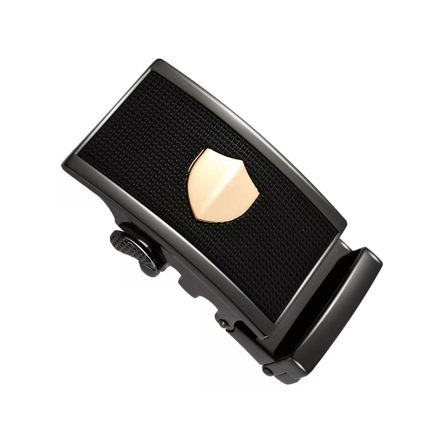 QHA Mens Automatic Sliding Belt Buckle Replacement for Ratchet Leather Belt A25