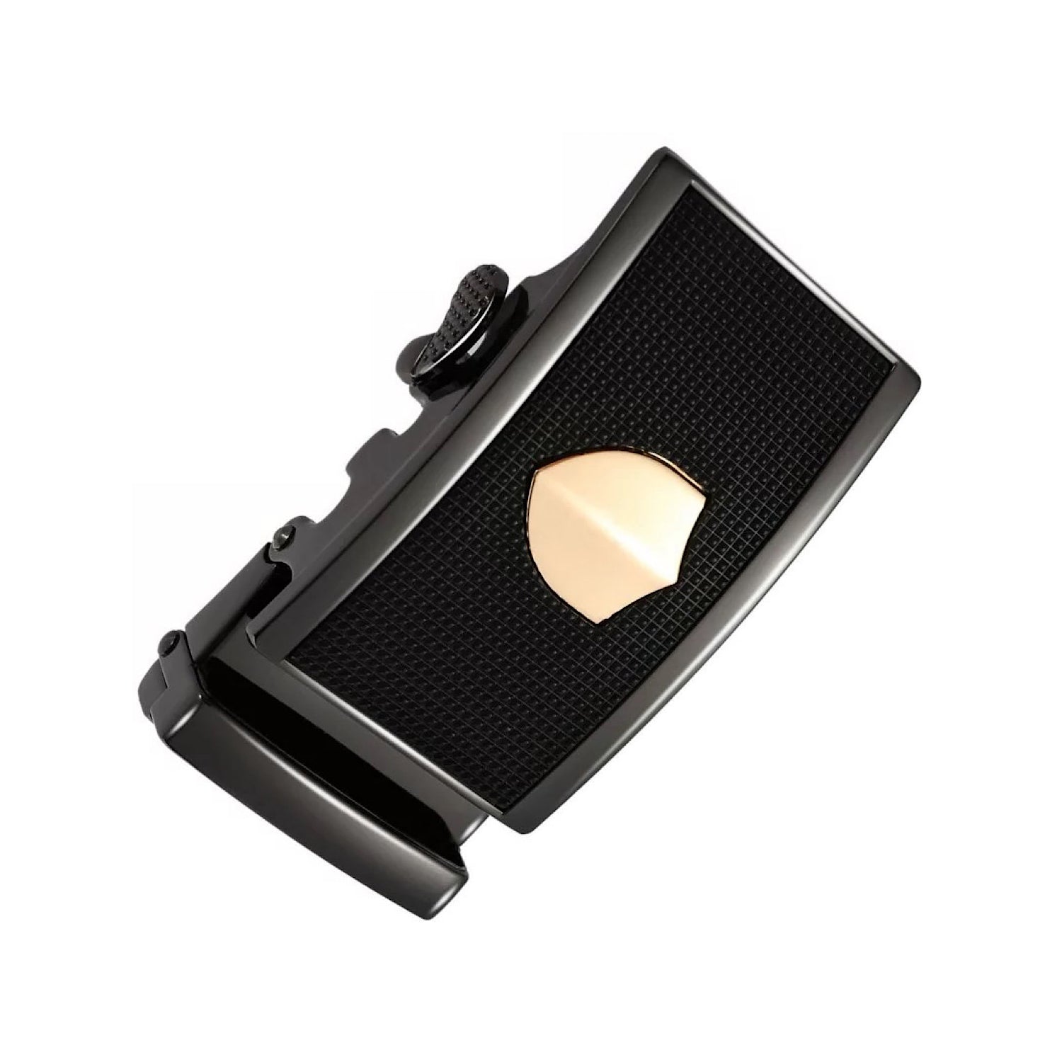 QHA Mens Automatic Sliding Belt Buckle Replacement for Ratchet Leather Belt A25