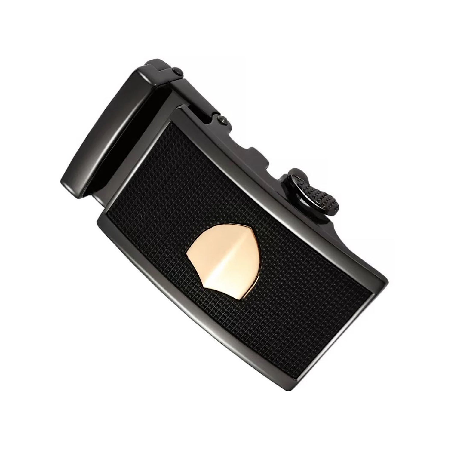 QHA Mens Automatic Sliding Belt Buckle Replacement for Ratchet Leather Belt A25