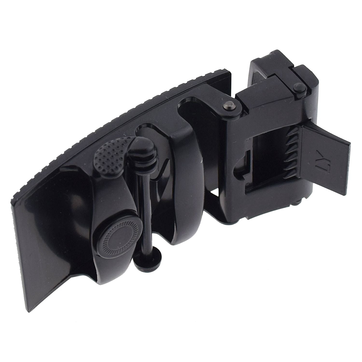 QHA Mens Automatic Sliding Belt Buckle Replacement for Ratchet Leather Belt A25