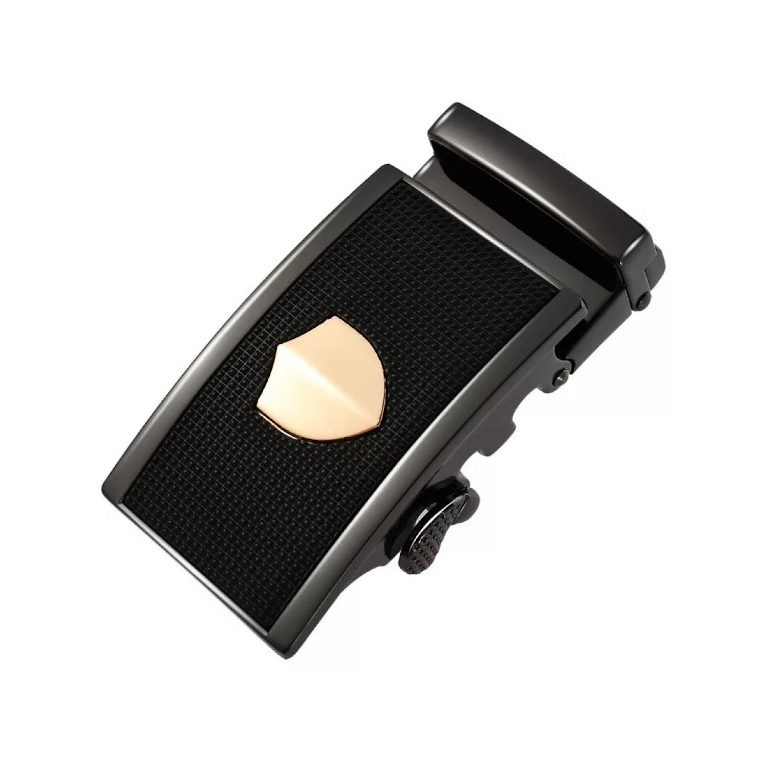 QHA Mens Automatic Sliding Belt Buckle Replacement for Ratchet Leather Belt A25