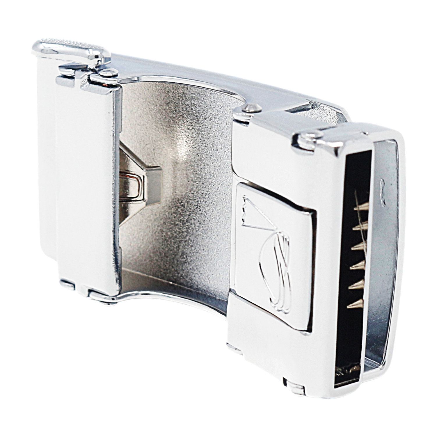 QHA Mens Automatic Sliding Belt Buckle Replacement for Ratchet Leather Belt A27