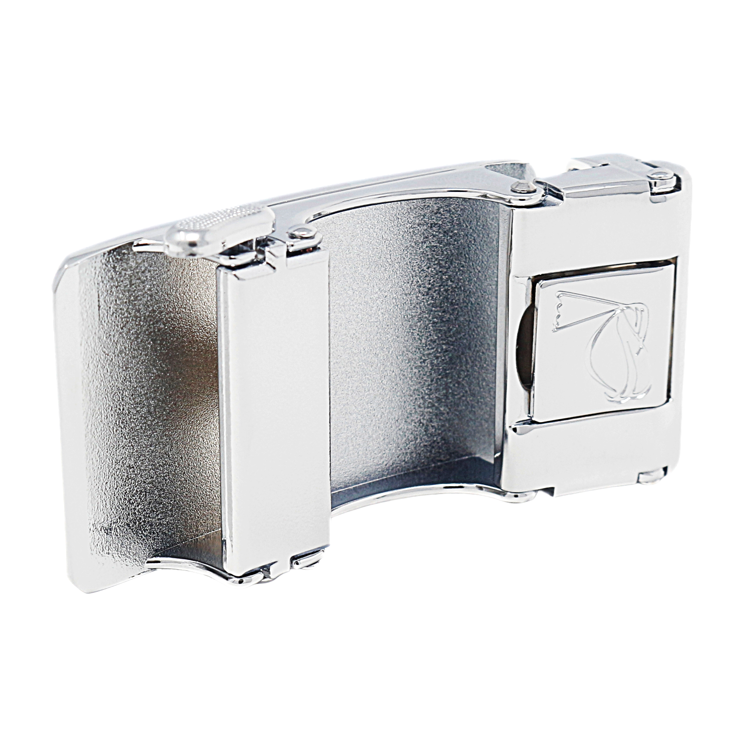 QHA Mens Automatic Sliding Belt Buckle Replacement for Ratchet Leather Belt A27