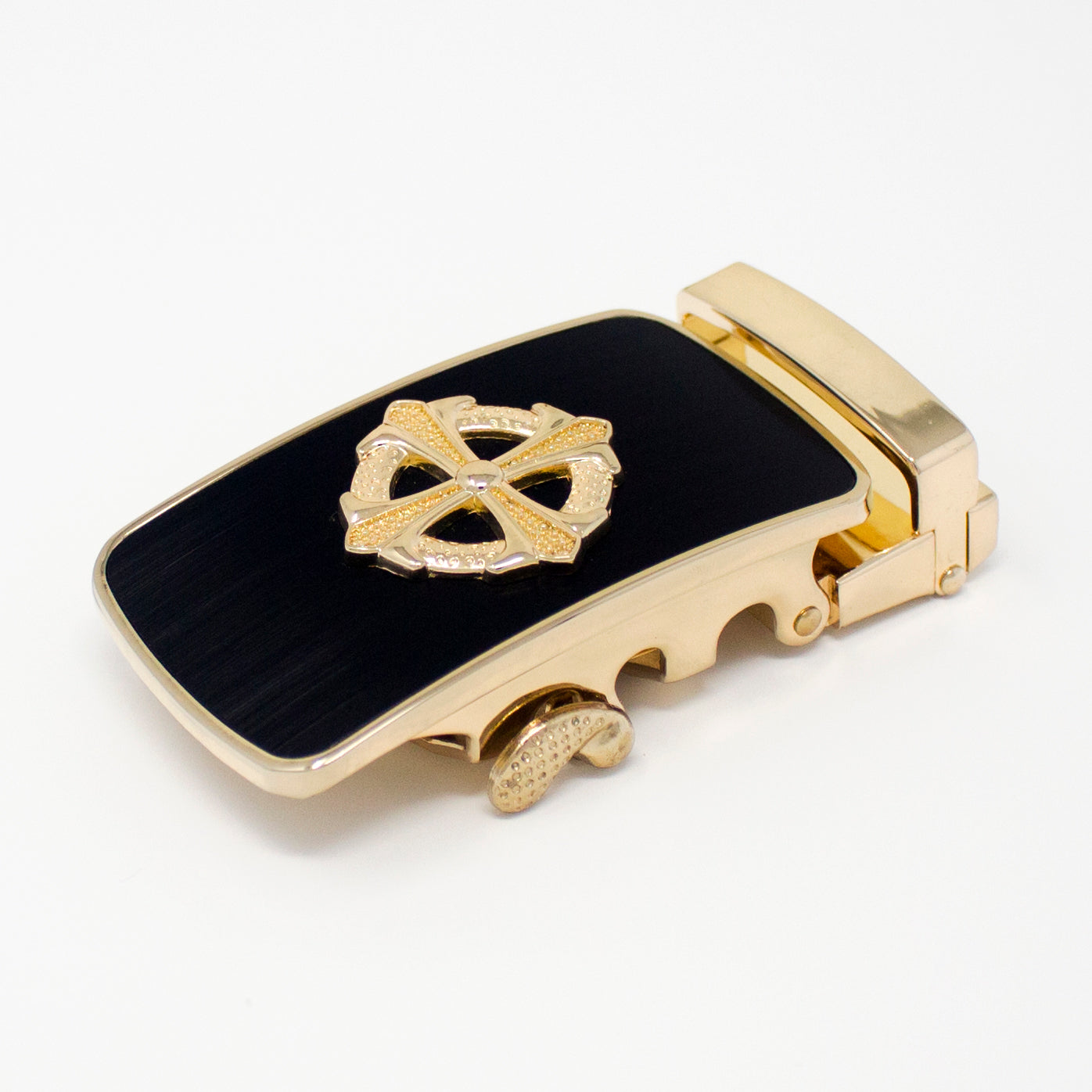 QHA Mens Automatic Sliding Belt Buckle Replacement for Ratchet Leather Belt A28