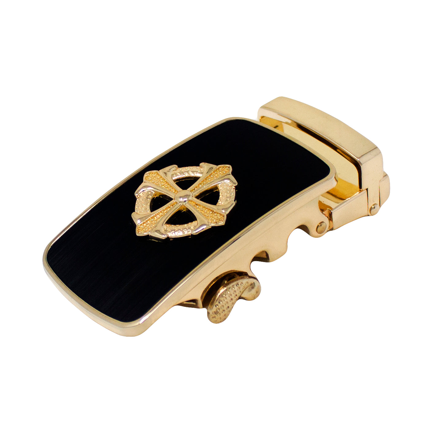 QHA Mens Automatic Sliding Belt Buckle Replacement for Ratchet Leather Belt A28