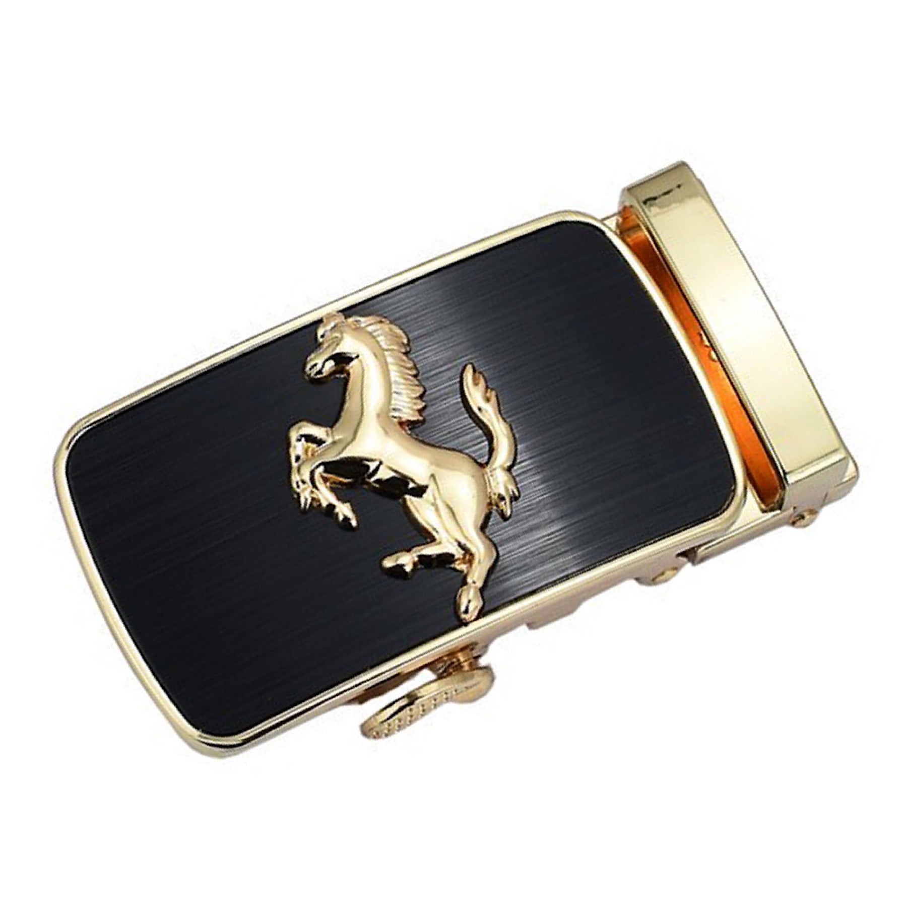 QHA Mens Automatic Sliding Belt Buckle Replacement for Ratchet Leather Belt A29