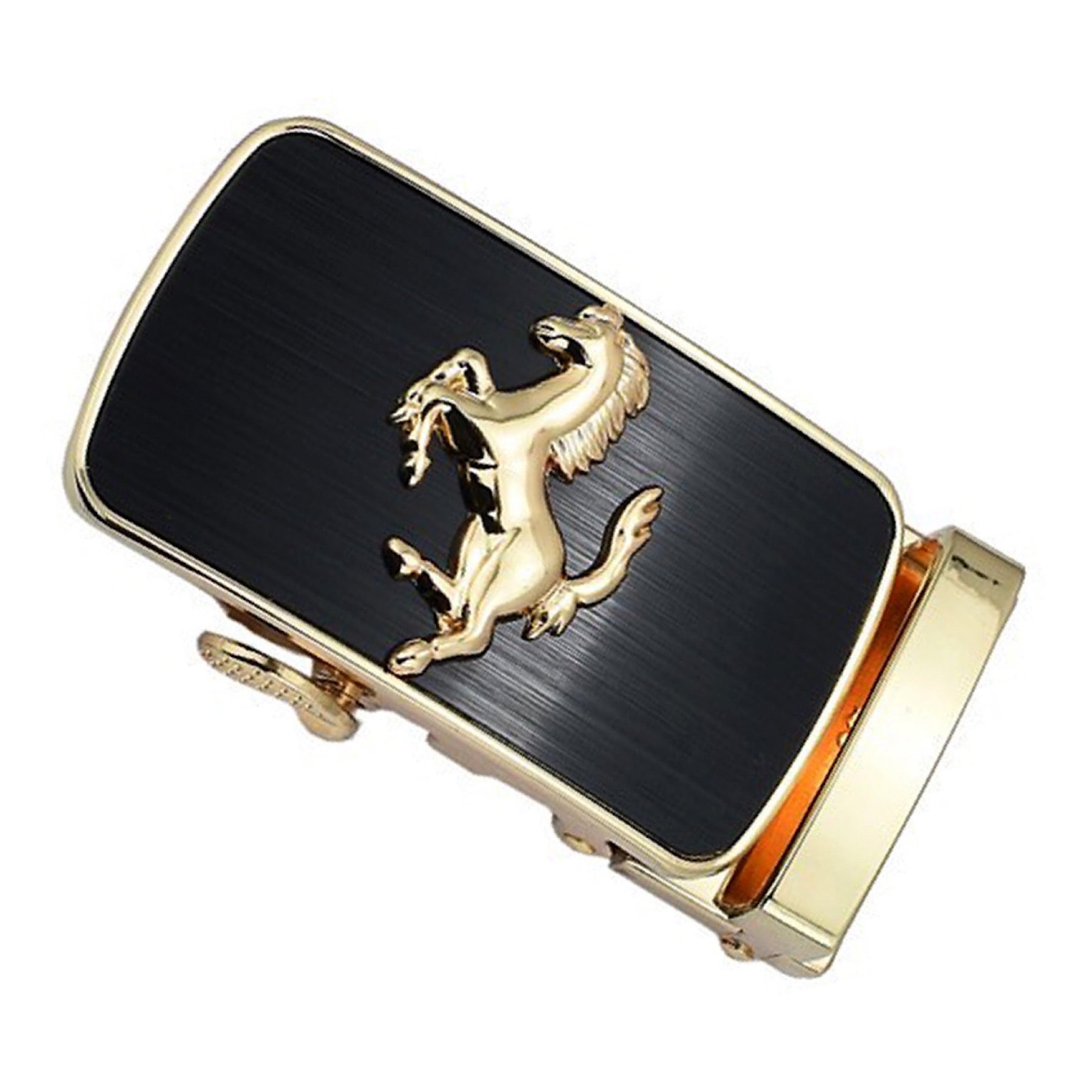 QHA Mens Automatic Sliding Belt Buckle Replacement for Ratchet Leather Belt A29