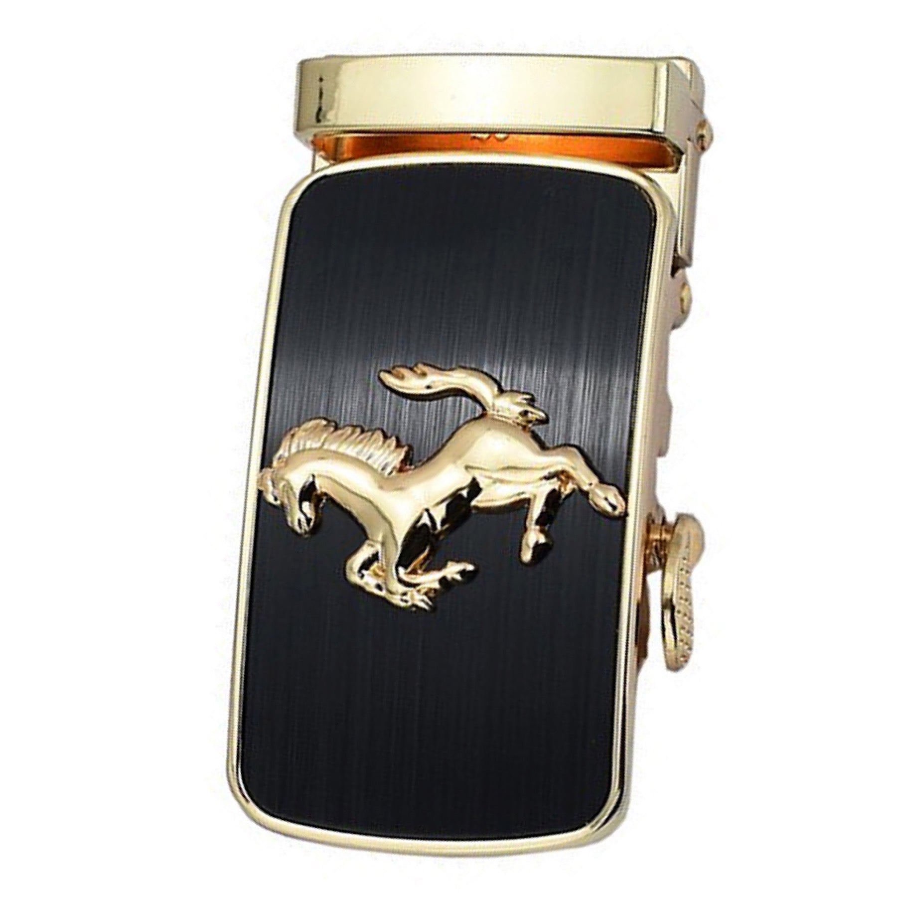 QHA Mens Automatic Sliding Belt Buckle Replacement for Ratchet Leather Belt A29