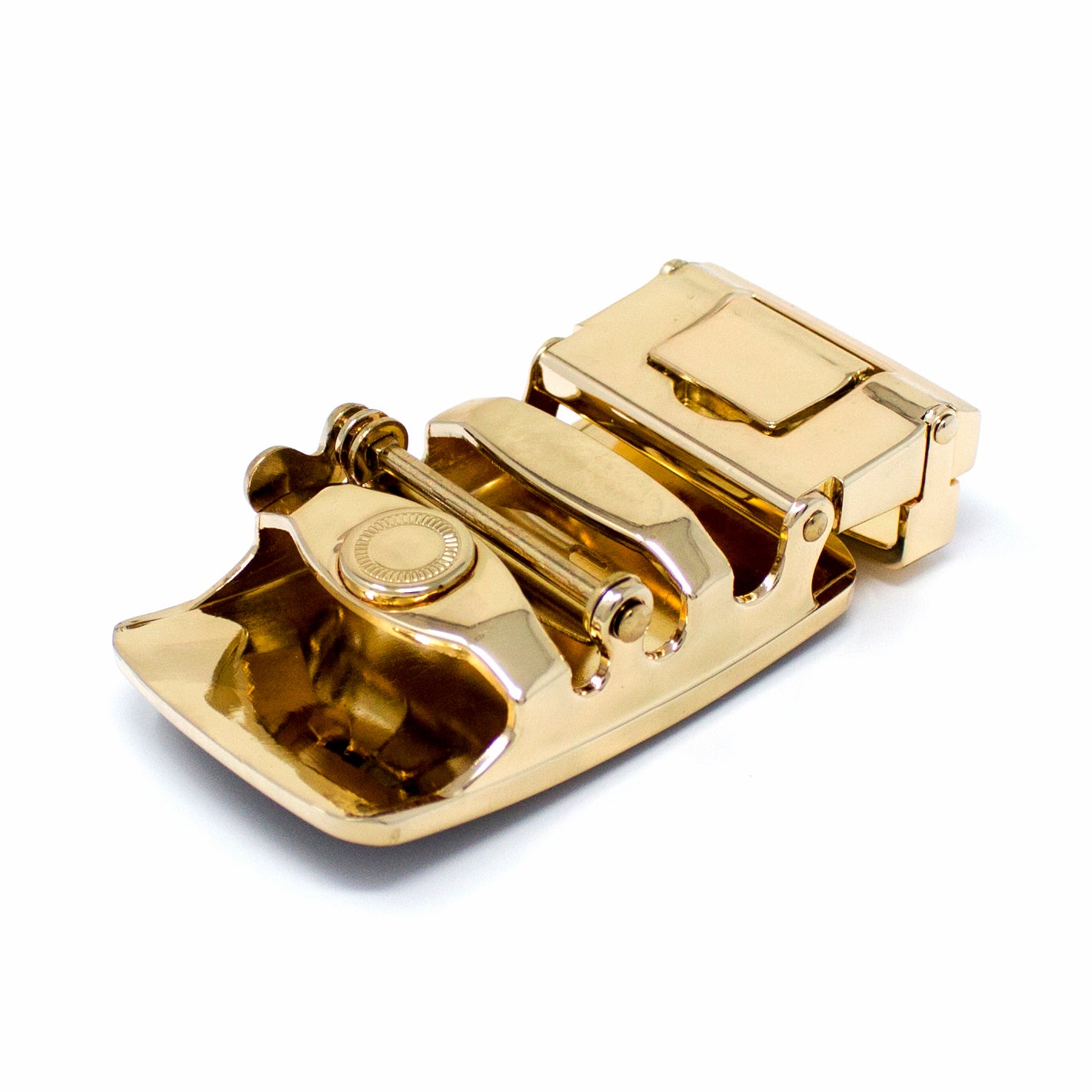 QHA Mens Automatic Sliding Belt Buckle Replacement for Ratchet Leather Belt A29