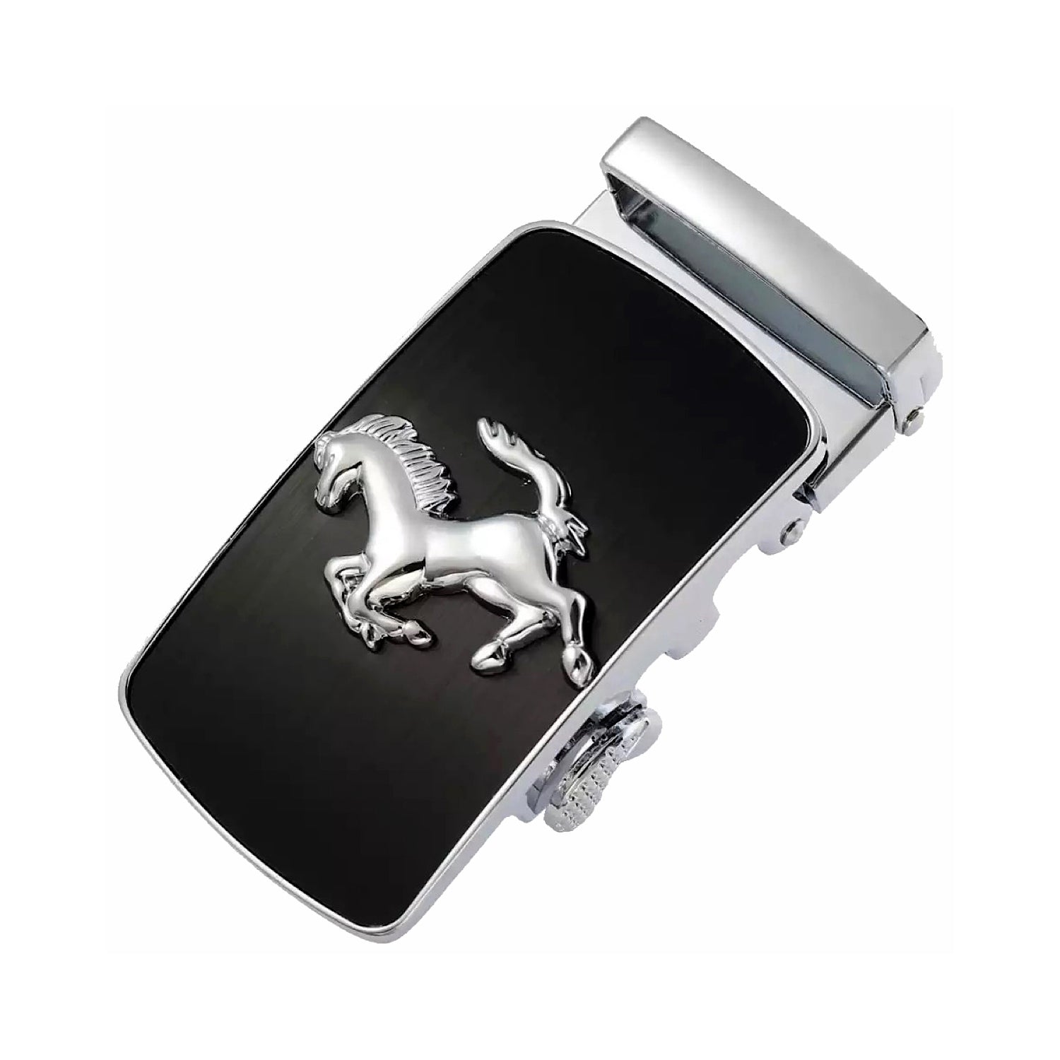 QHA Mens Automatic Sliding Belt Buckle Replacement for Ratchet Leather Belt A30