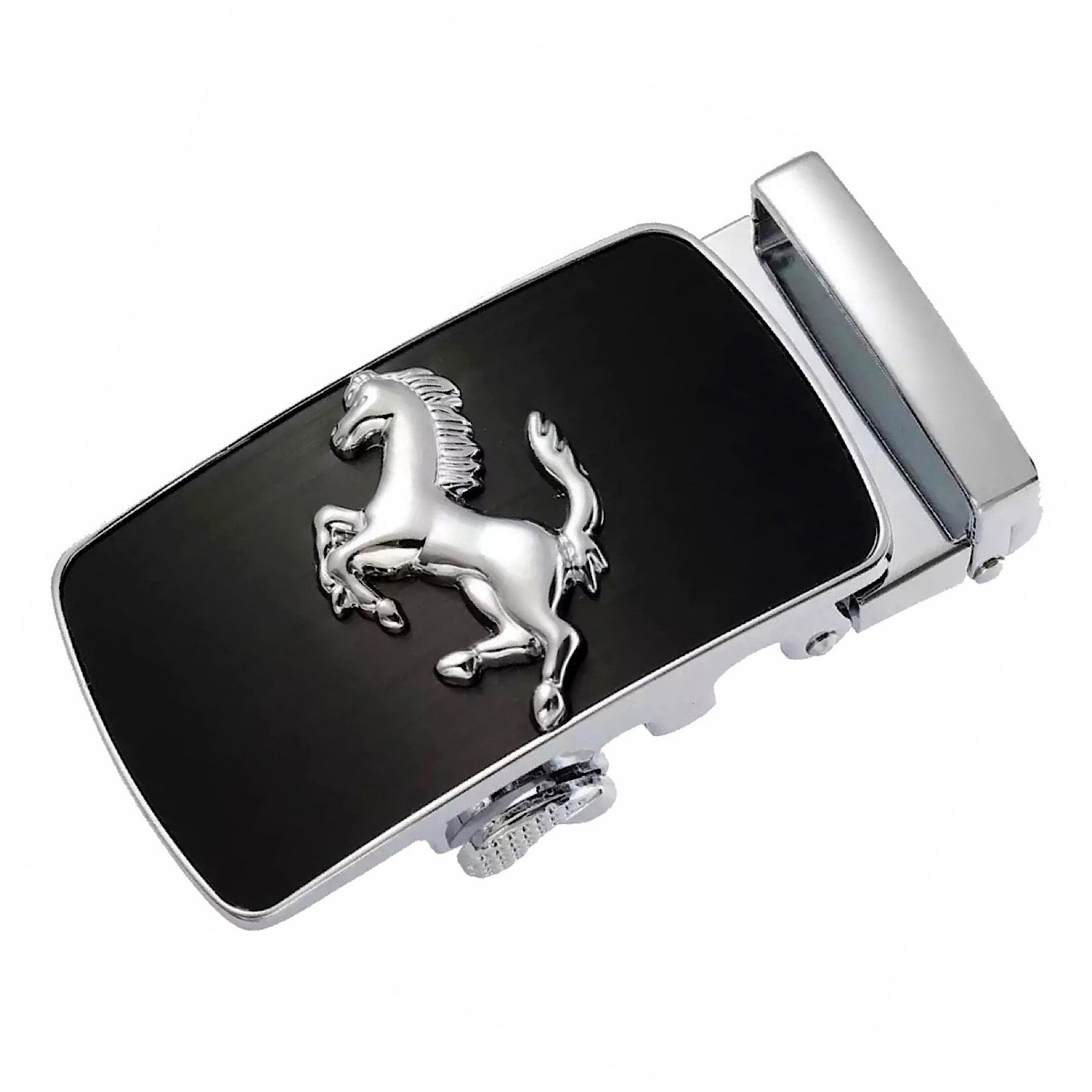 QHA Mens Automatic Sliding Belt Buckle Replacement for Ratchet Leather Belt A30