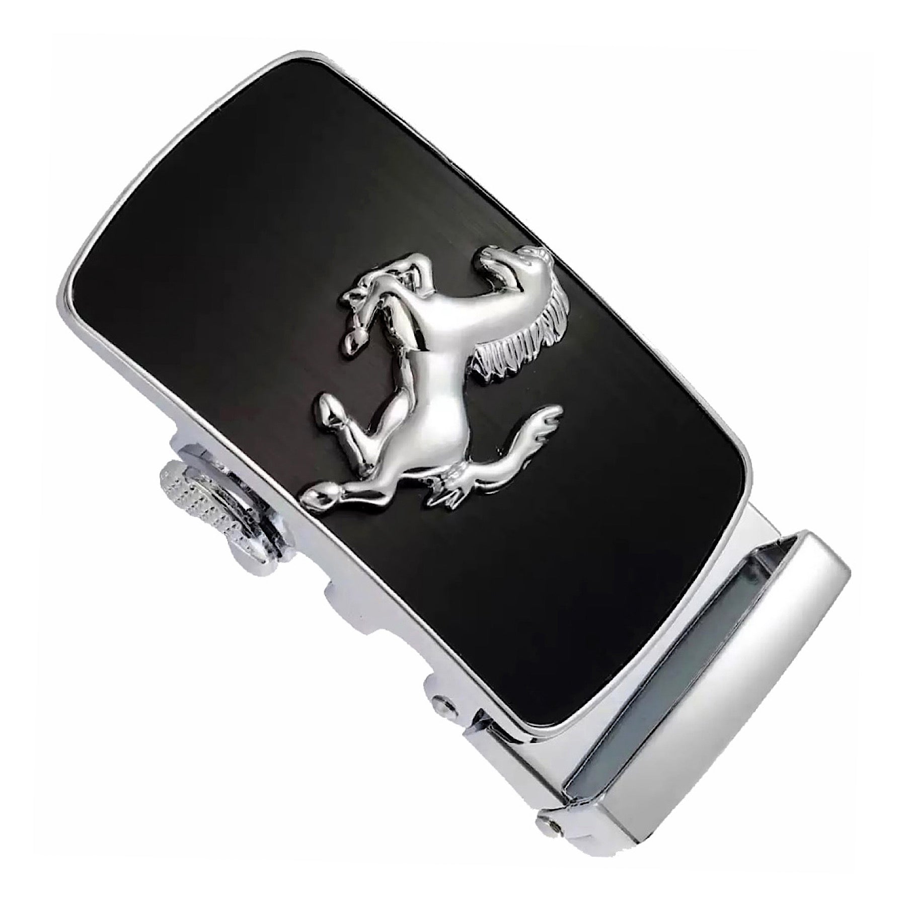 QHA Mens Automatic Sliding Belt Buckle Replacement for Ratchet Leather Belt A30