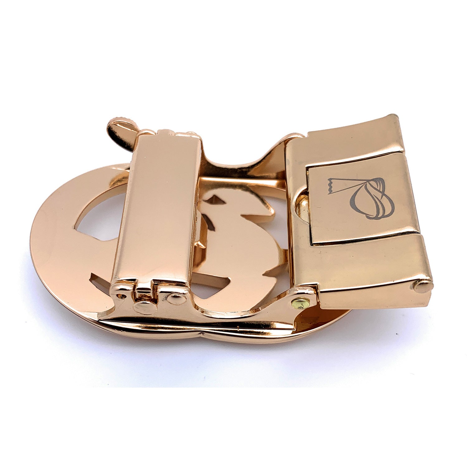 QHA Mens Automatic Sliding Belt Buckle Replacement for Ratchet Leather Belt A31