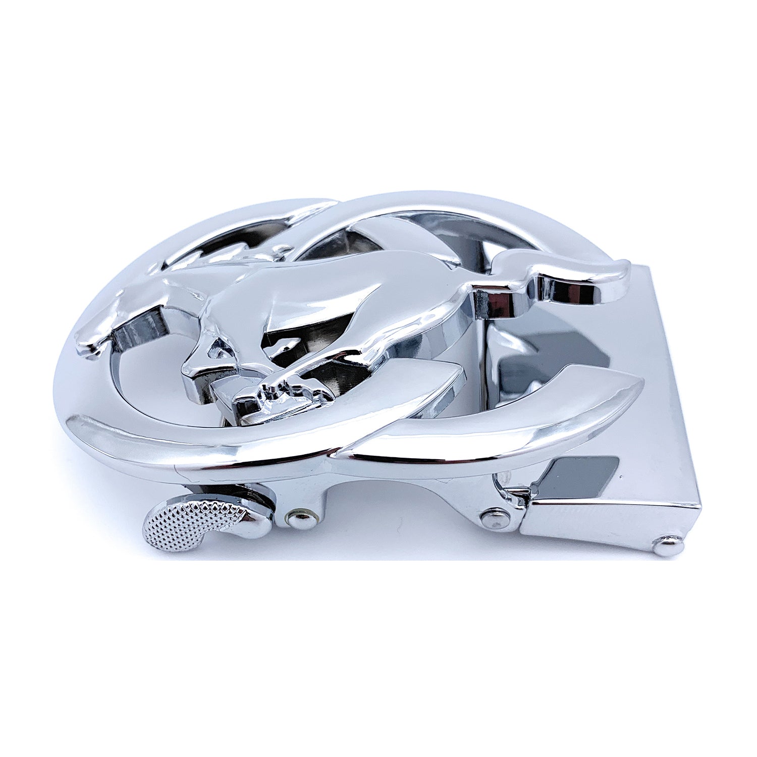 QHA Mens Automatic Sliding Belt Buckle Replacement for Ratchet Leather Belt A32