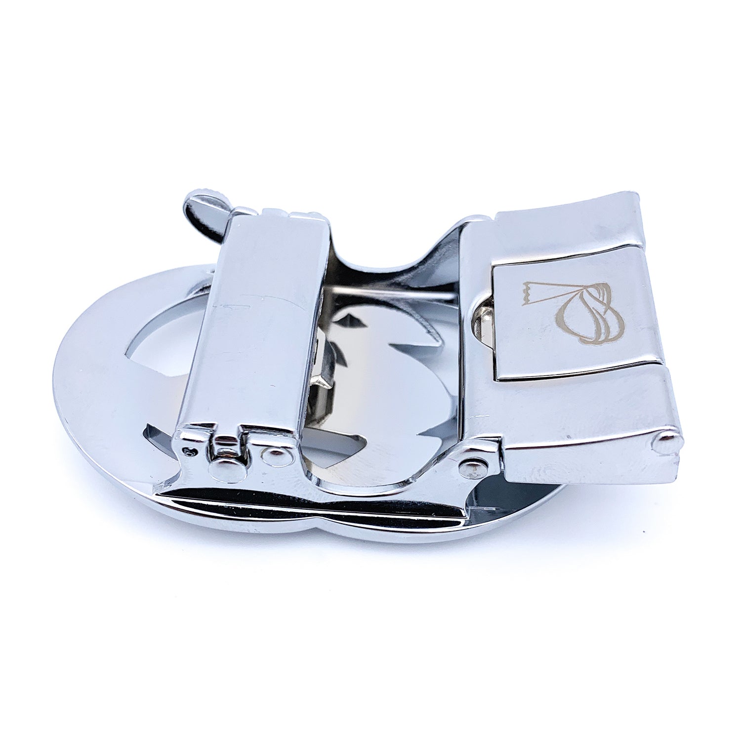 QHA Mens Automatic Sliding Belt Buckle Replacement for Ratchet Leather Belt A32