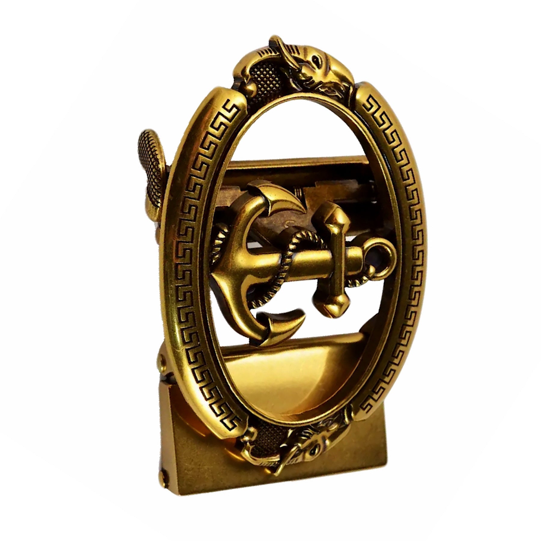 QHA Mens Automatic Sliding Belt Buckle Replacement for Ratchet Leather Belt A34