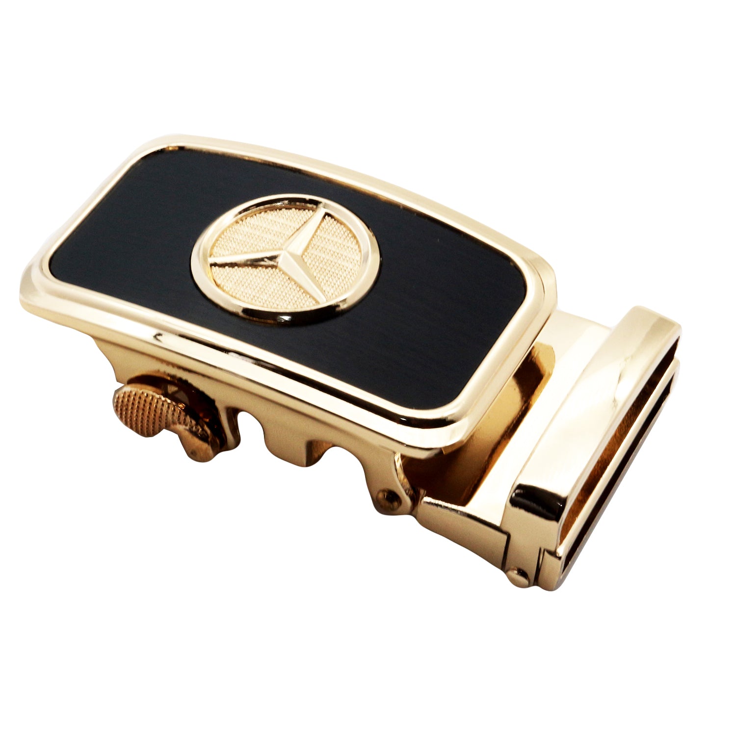 QHA Mens Automatic Sliding Belt Buckle Replacement for Ratchet Leather Belt A35