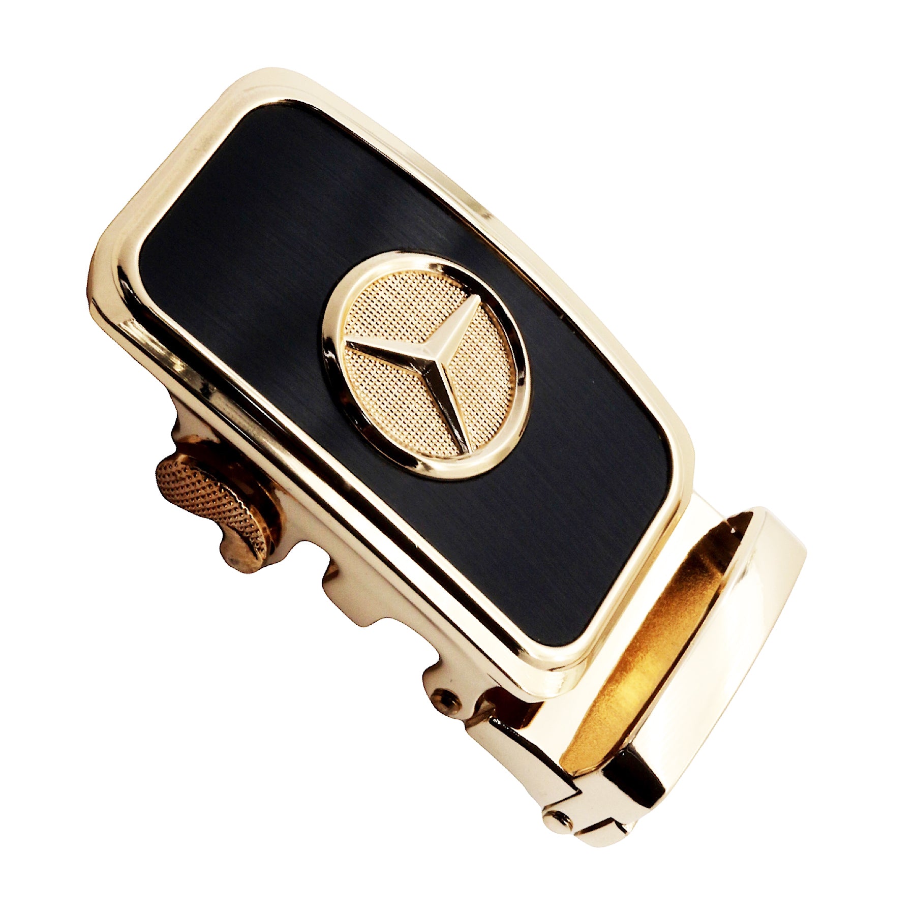 QHA Mens Automatic Sliding Belt Buckle Replacement for Ratchet Leather Belt A35