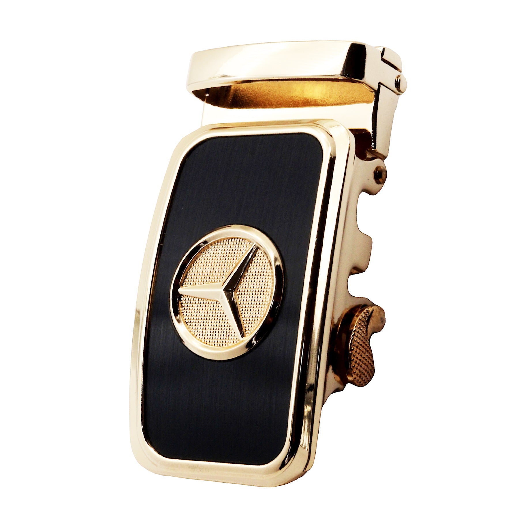 QHA Mens Automatic Sliding Belt Buckle Replacement for Ratchet Leather Belt A35