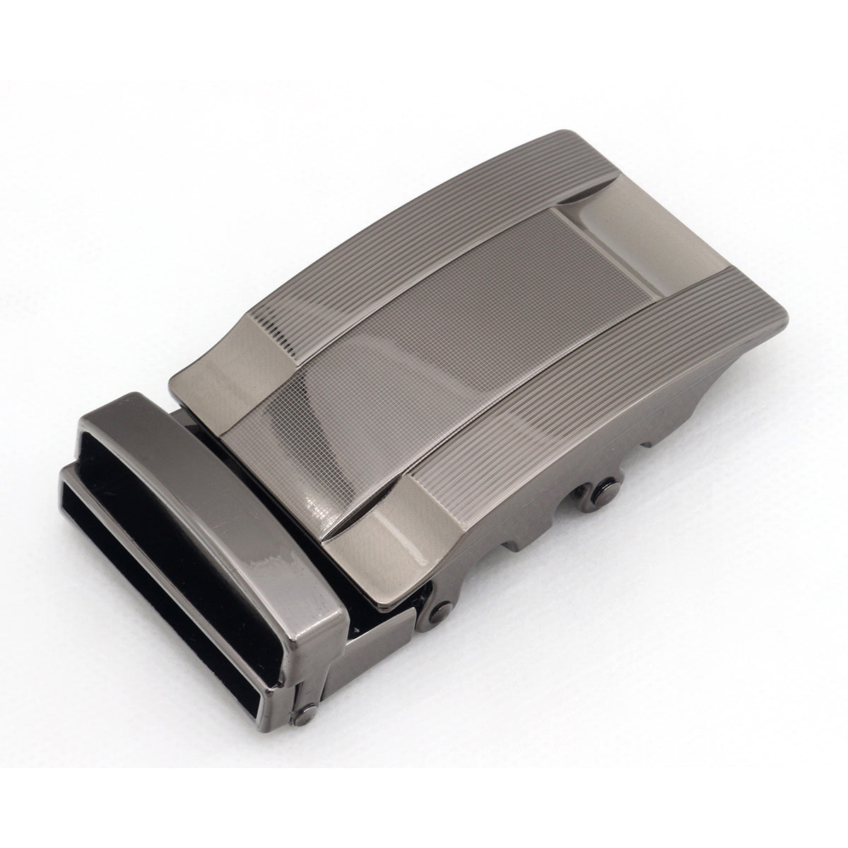 QHA Mens Automatic Sliding Belt Buckle Replacement for Ratchet Leather Belt A38