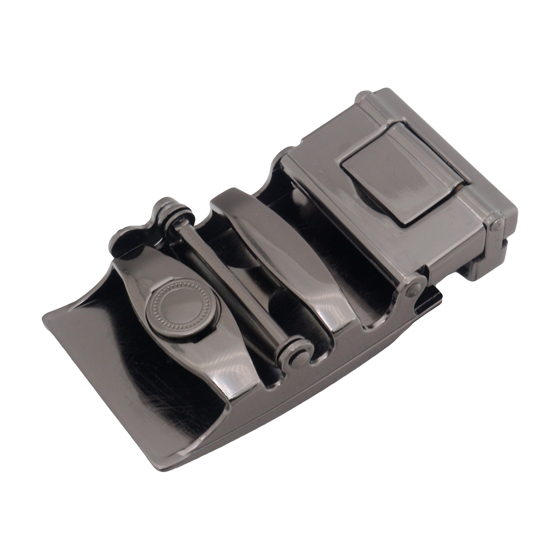 QHA Mens Automatic Sliding Belt Buckle Replacement for Ratchet Leather Belt A38