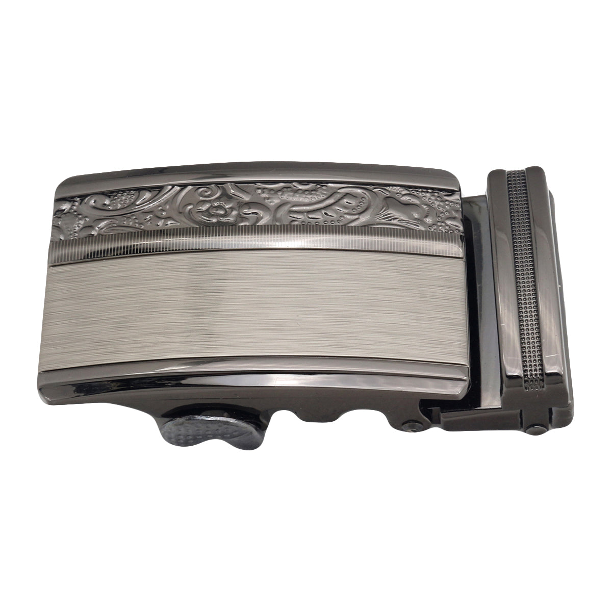 QHA Mens Automatic Sliding Belt Buckle Replacement for Ratchet Leather Belt A40